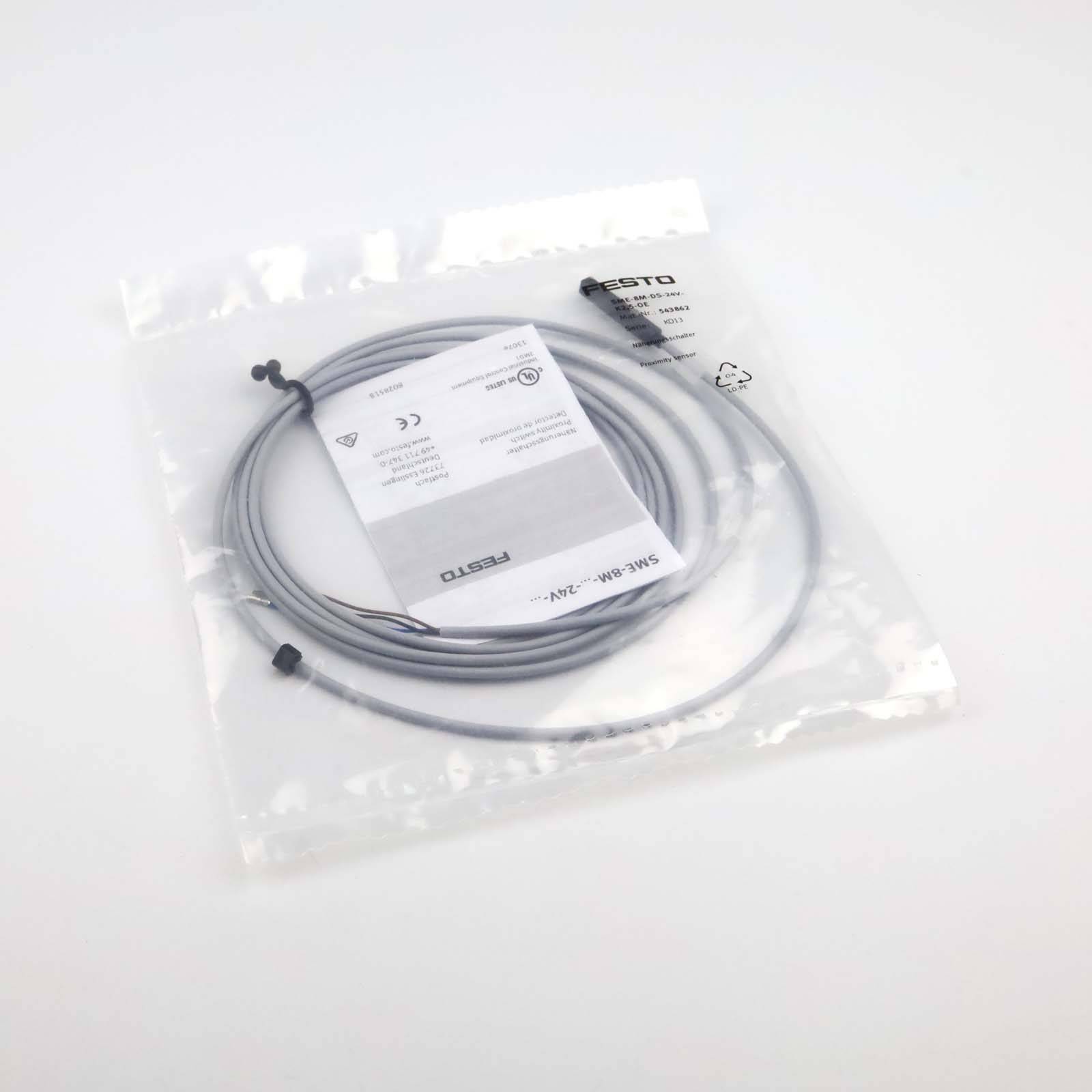 Festo Näherungsschalter SME-8M-DS-24V-K2,5-OE 543862 OVP-0