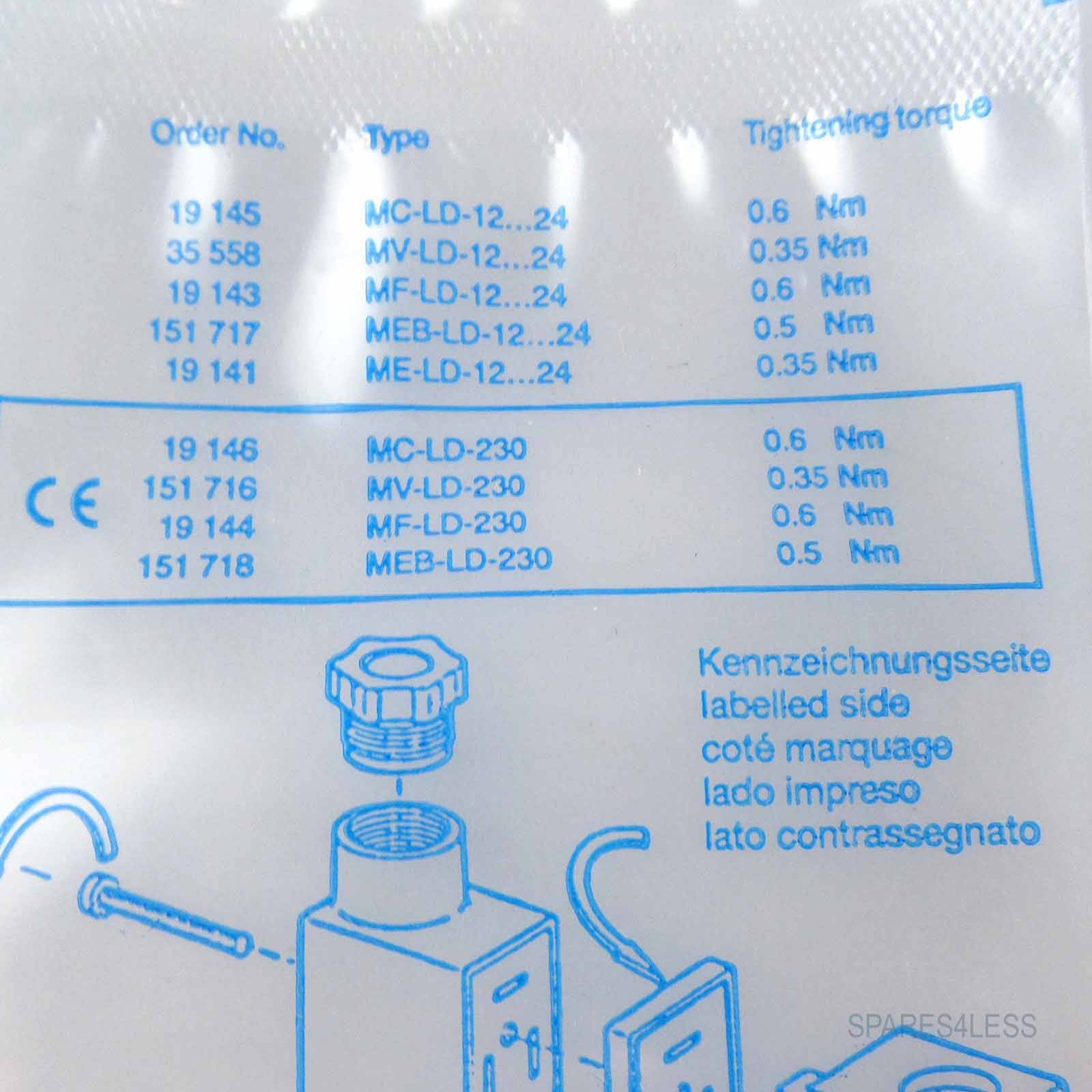 Festo Leuchtdichtung MEB-LD-12-24DC 0.5Nm 151717 OVP-1