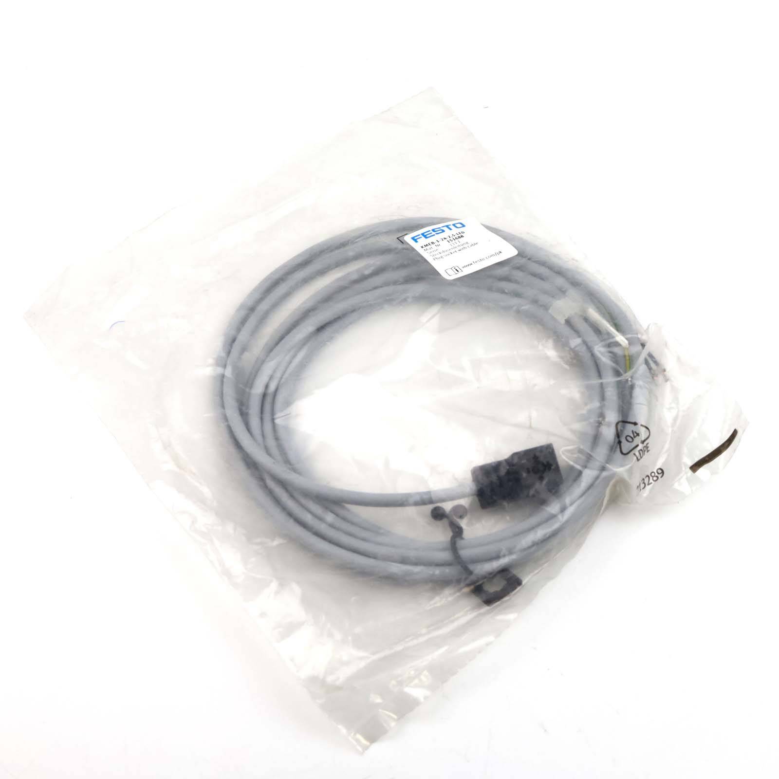 Festo Steckdosenleitung KMEB-1-24-2.5-LED 151688 OVP-0