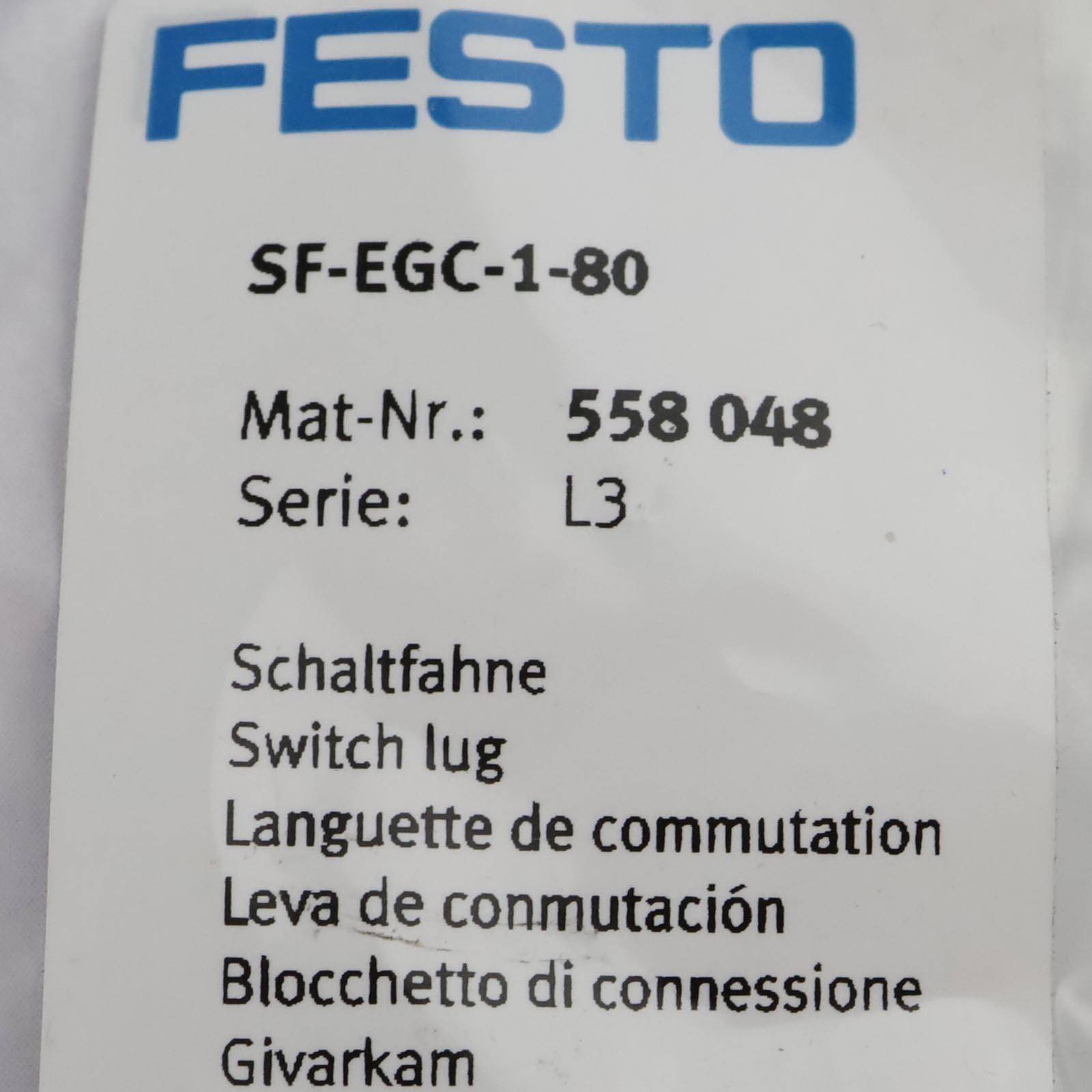 Festo Schaltfahne SF-EGC-1-80 558048 OVP-1