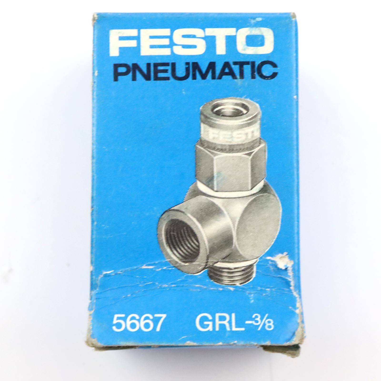 Festo Drossel-Rückschlagventil GRL-3/8 5667 OVP-1