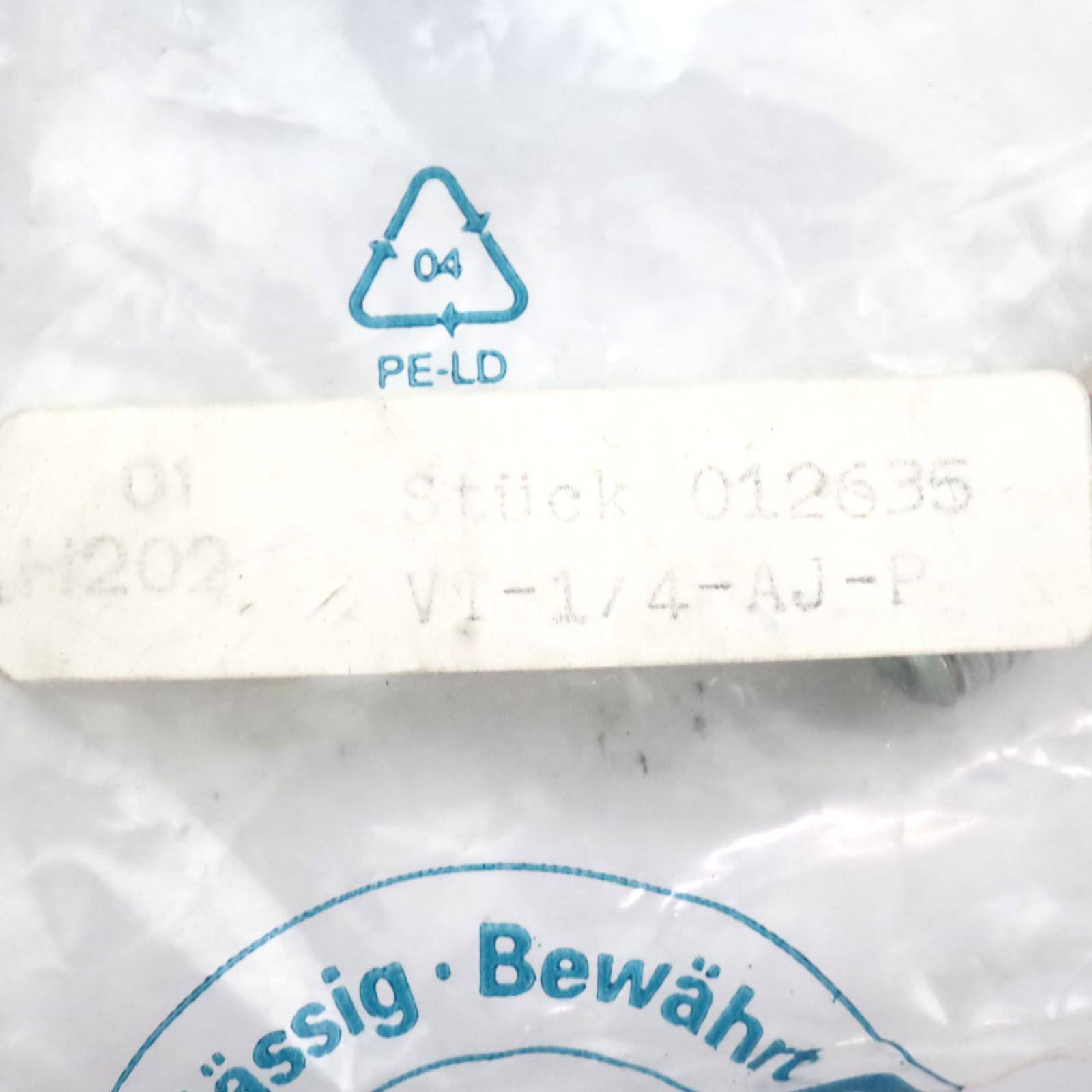 Festo Hohlschraube VT-1/4-AJ-P 12635 OVP-1