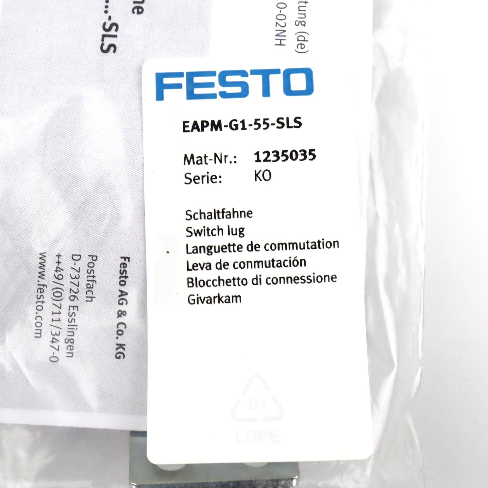 Festo Schaltfahne EAPM-G1-55-SLS 1235035 OVP-1