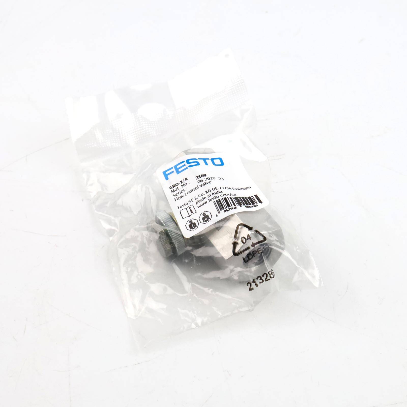 Festo Drosselventil GRO-1/4 2109 OVP-0