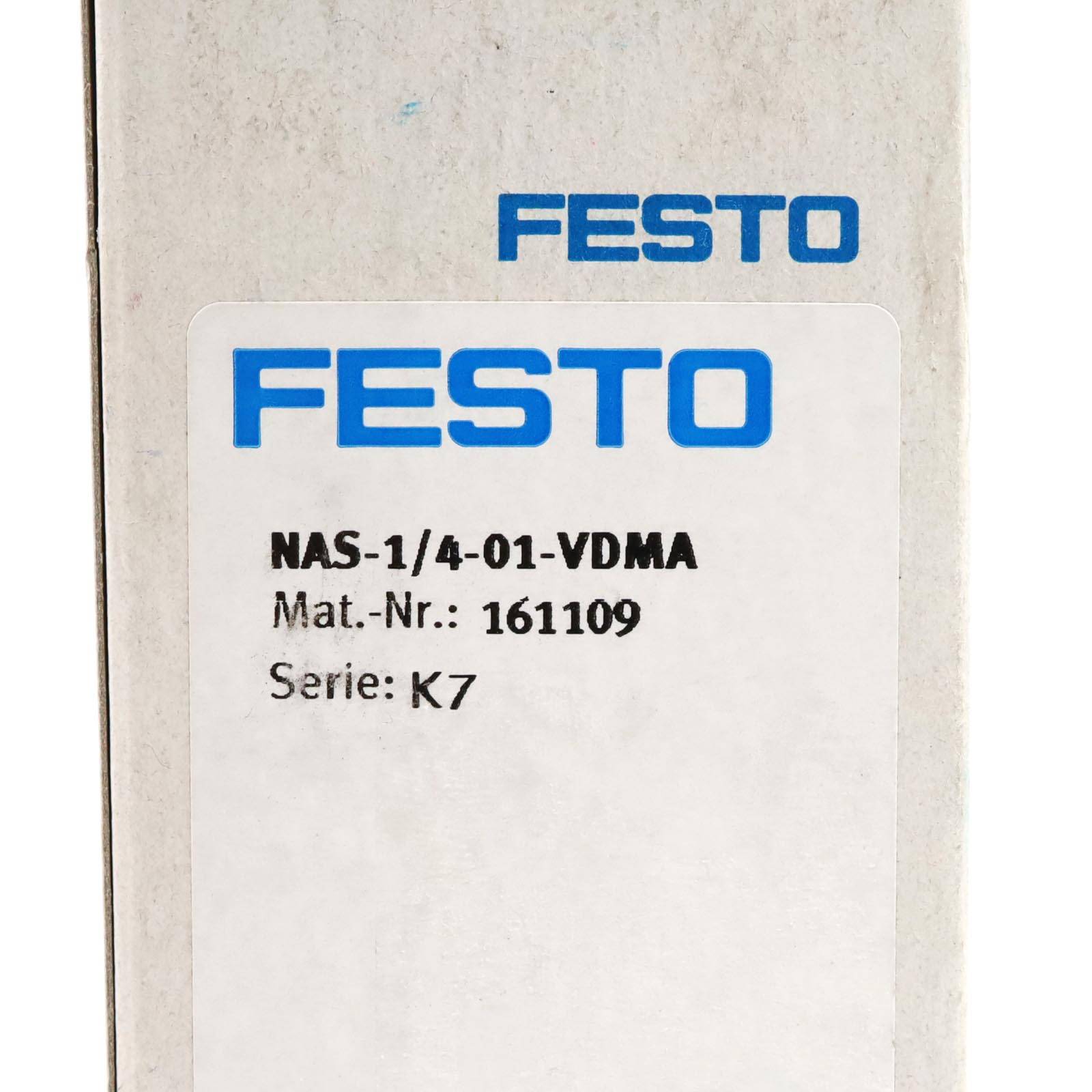 Festo Einzelanschlussplatte NAS-1/4-01-VDMA 161109 OVP-1