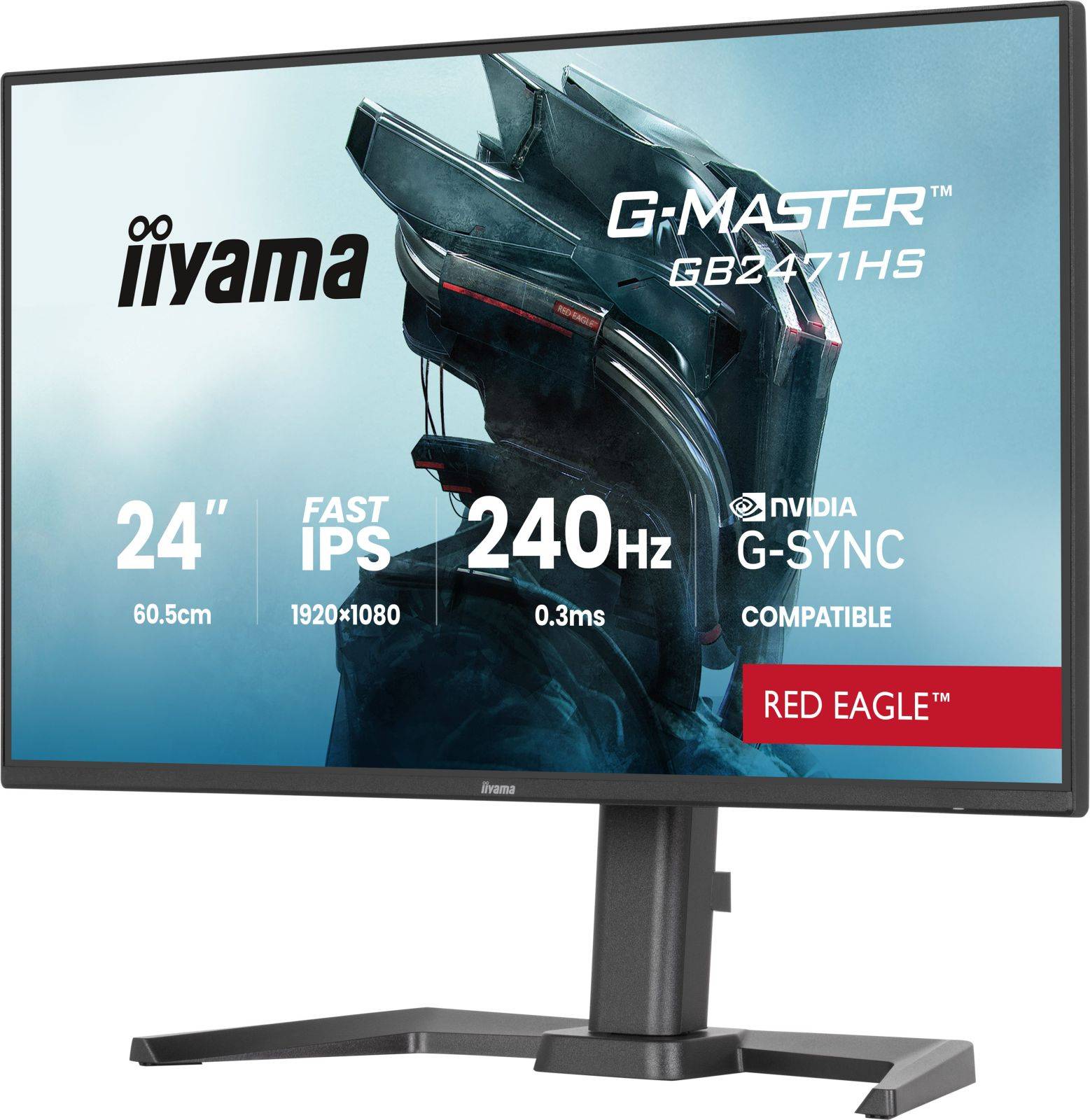 iiyama G-Master Red Eagle™ GB2471HS-B1 61 cm (24"") GB2471HS-B1-2