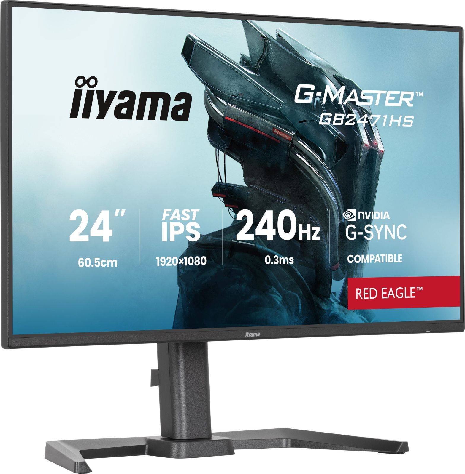 iiyama G-Master Red Eagle™ GB2471HS-B1 61 cm (24"") GB2471HS-B1-3
