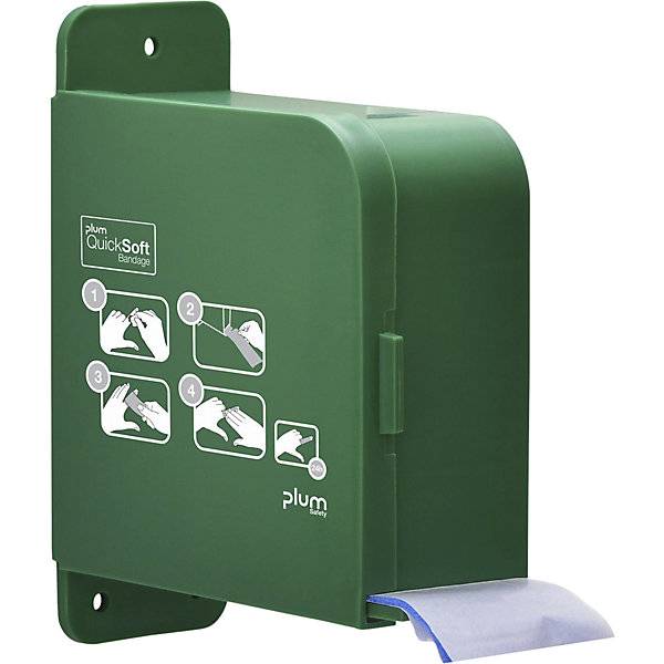Bandagenspender QuickSoft mit 1 x Bandage HxBxT 170 x 60 x 135 mm Bandage blau. 86027349 860273 49