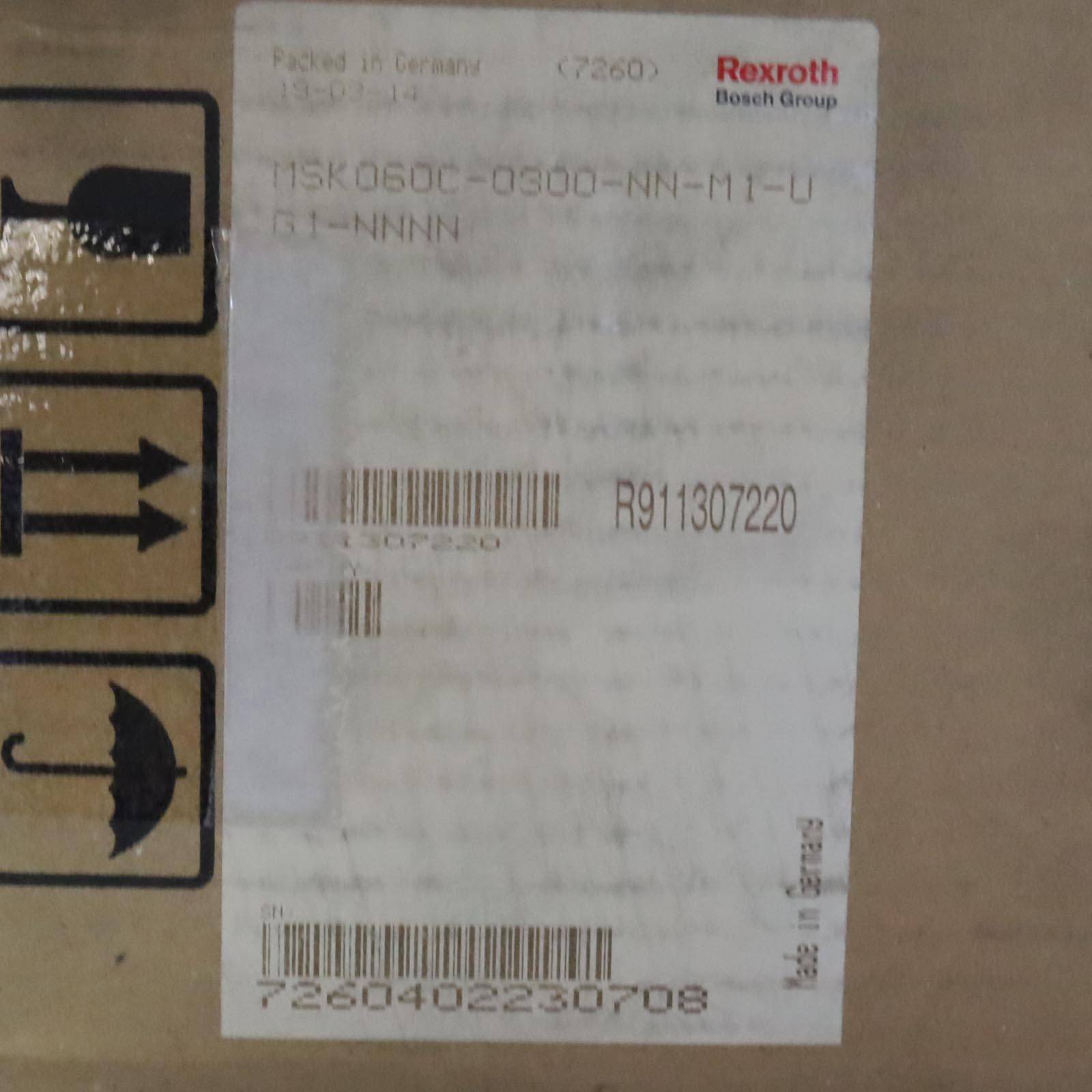 Rexroth Servomotor MSK060C-0300-NN-M1-UG1-NNNN R911307220 OVP-4