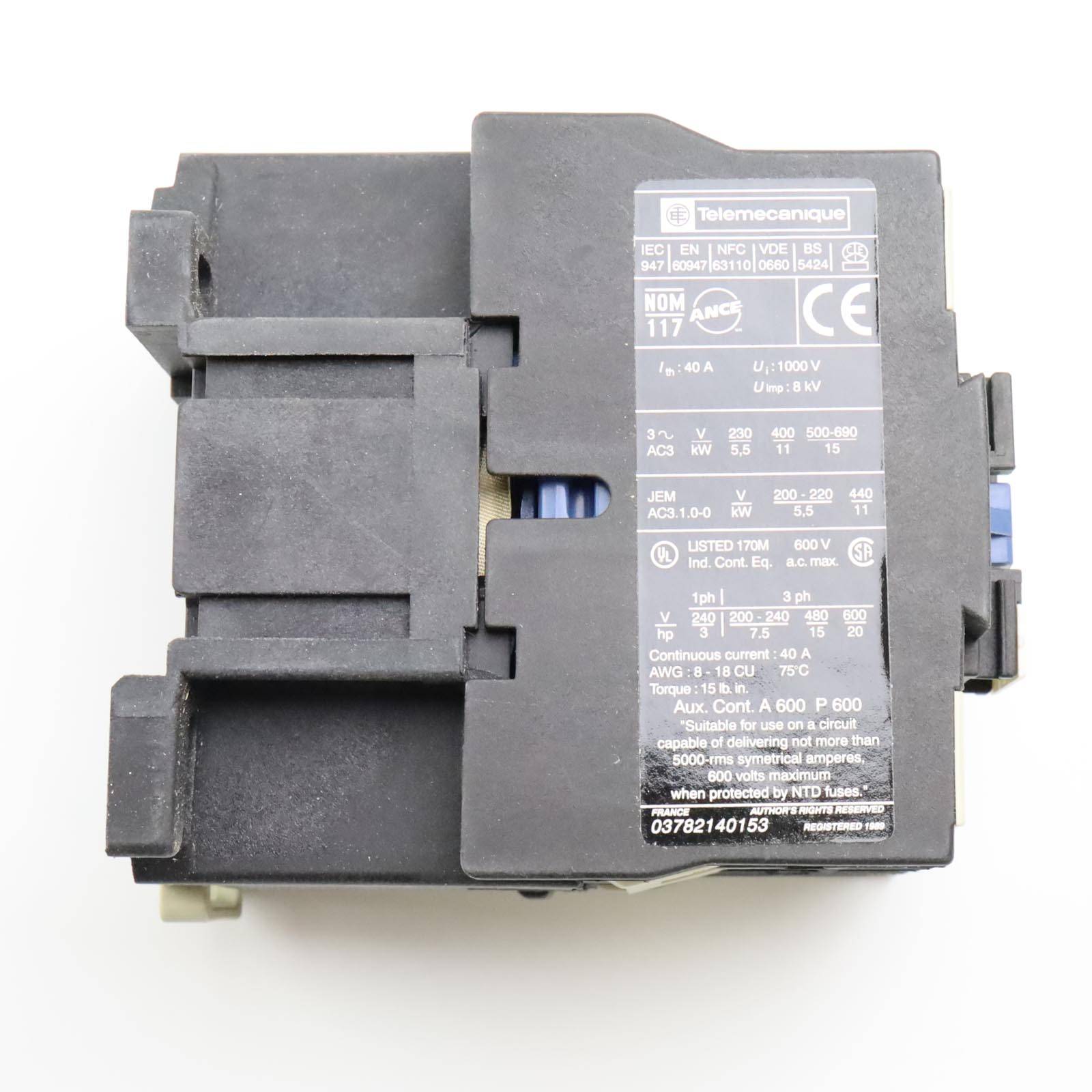 Telemecanique Schütz LC1 D2510E7 023670 48V OVP-3