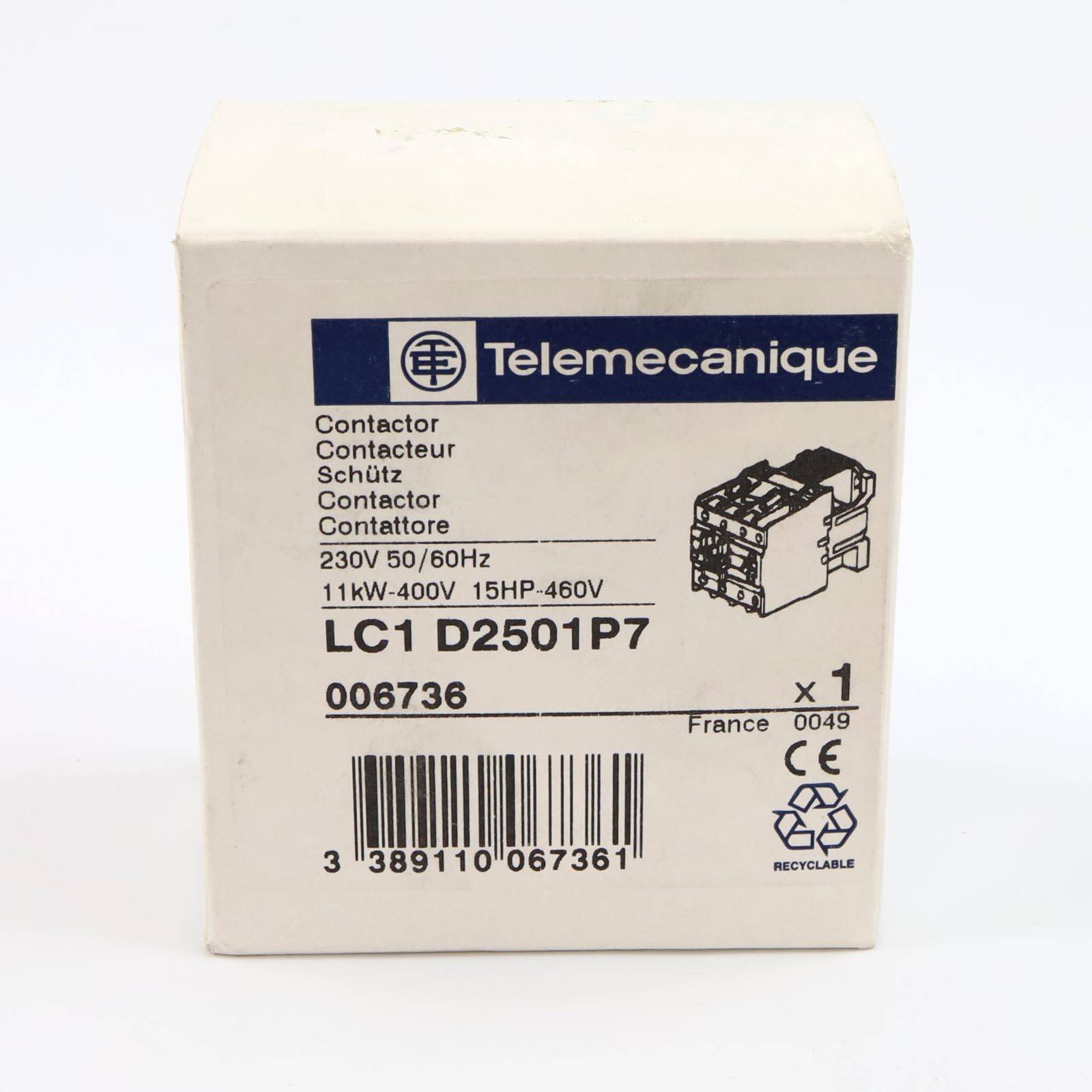 Telemecanique Schütz LC1 D2501P7 006736 OVP-1