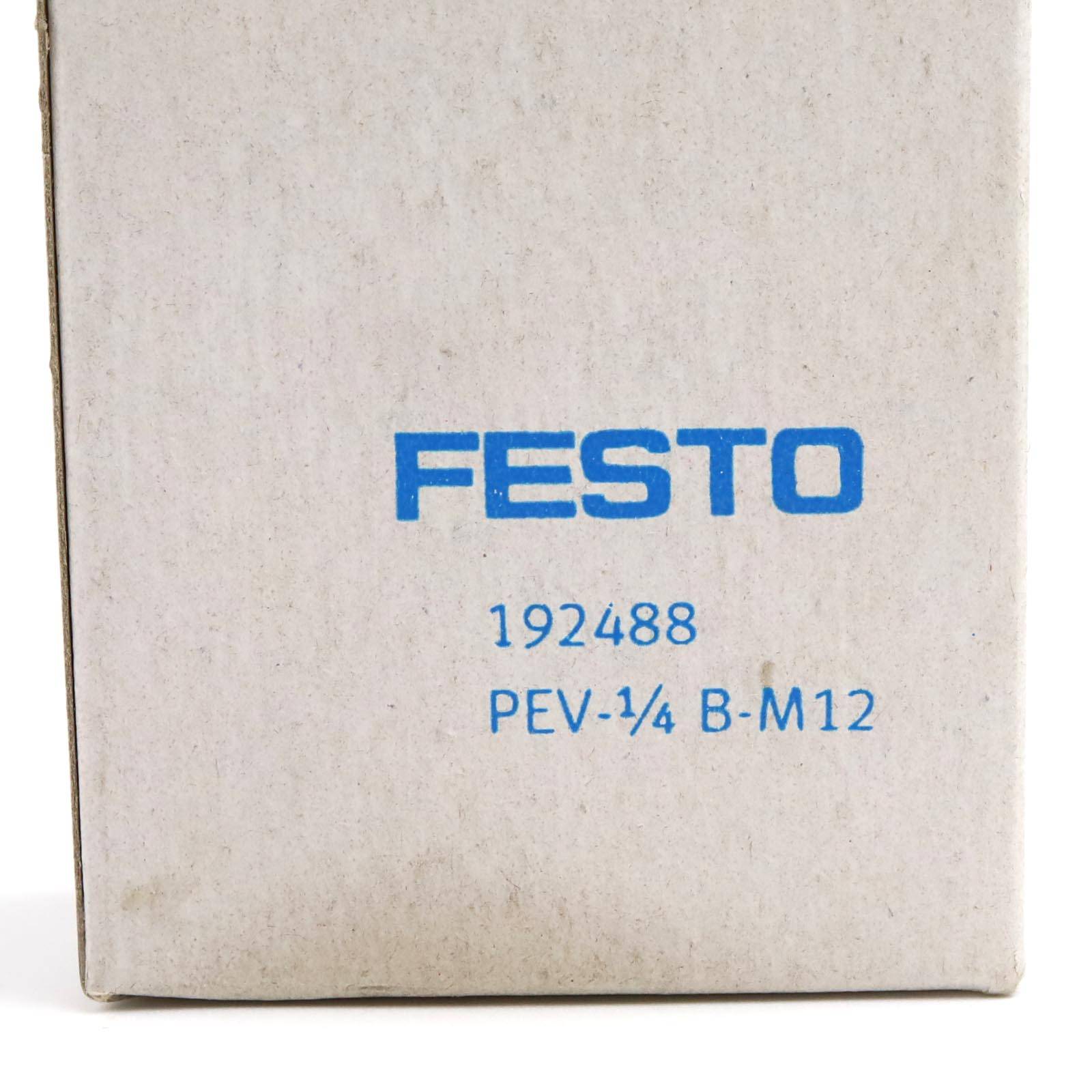 FESTO Druckschalter PEV-1/4-B-M12 192488 OVP-1