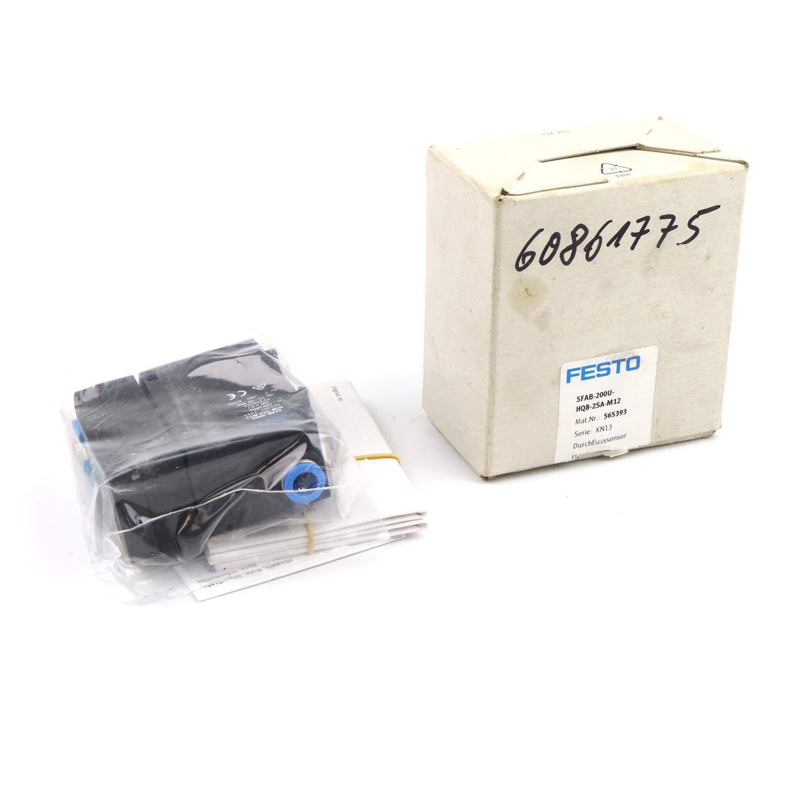 Festo Durchflusssensor SFAB-200U-HQ8-2SA-M12 565393 OVP-0