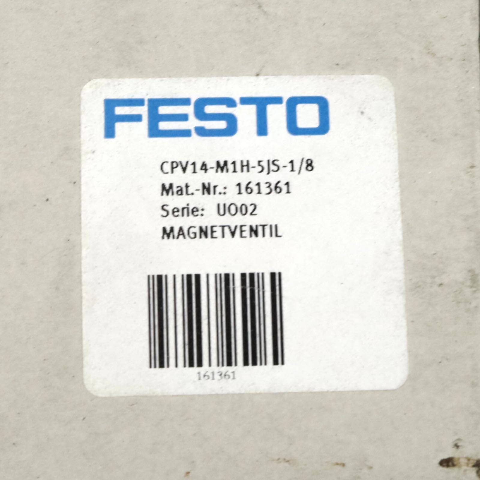 Festo Magnetventil CPV14-M1H-5JS-1/8 161361 OVP-2