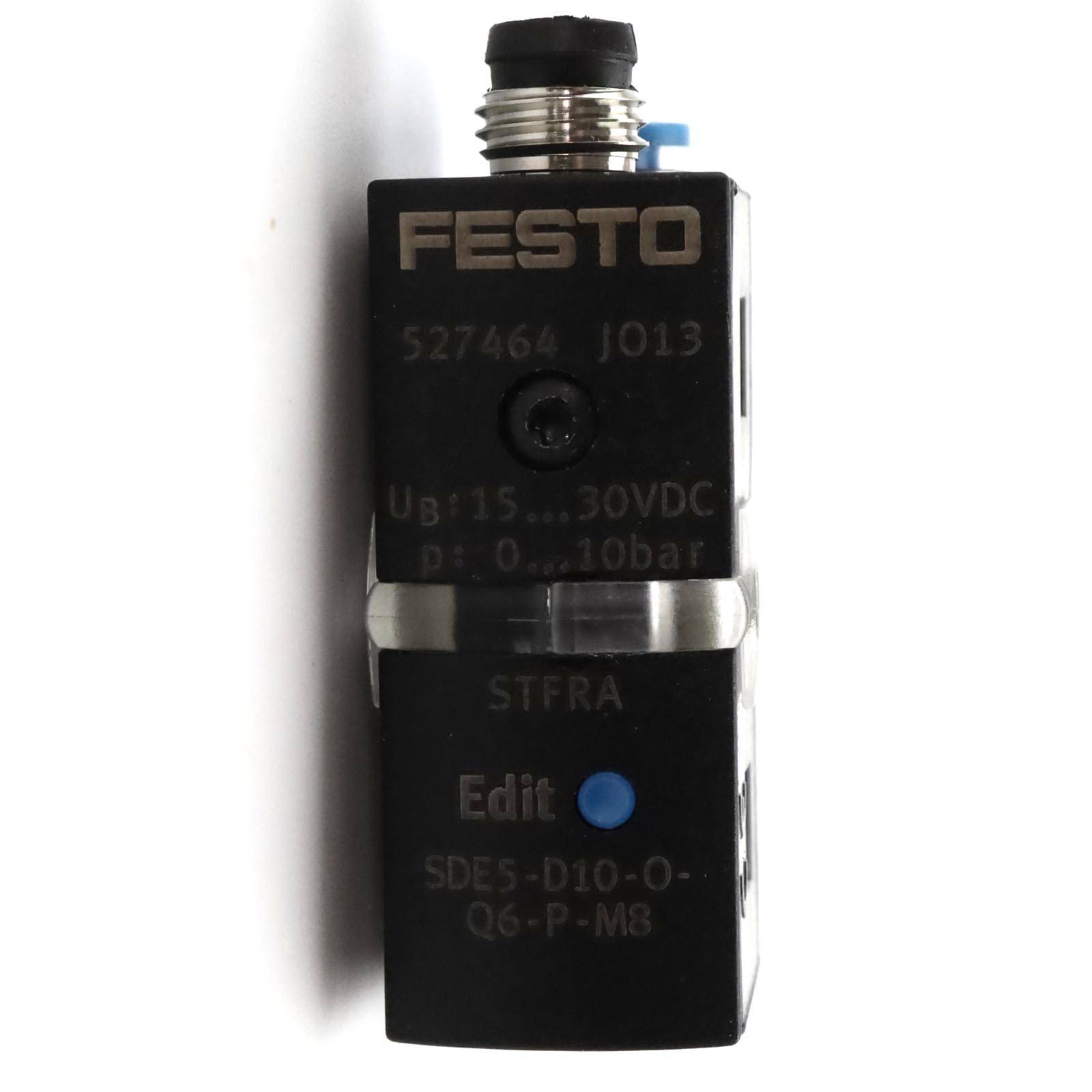 Festo Drucksensor SDE5-D10-O-Q6-P-M8 527464 OVP-3