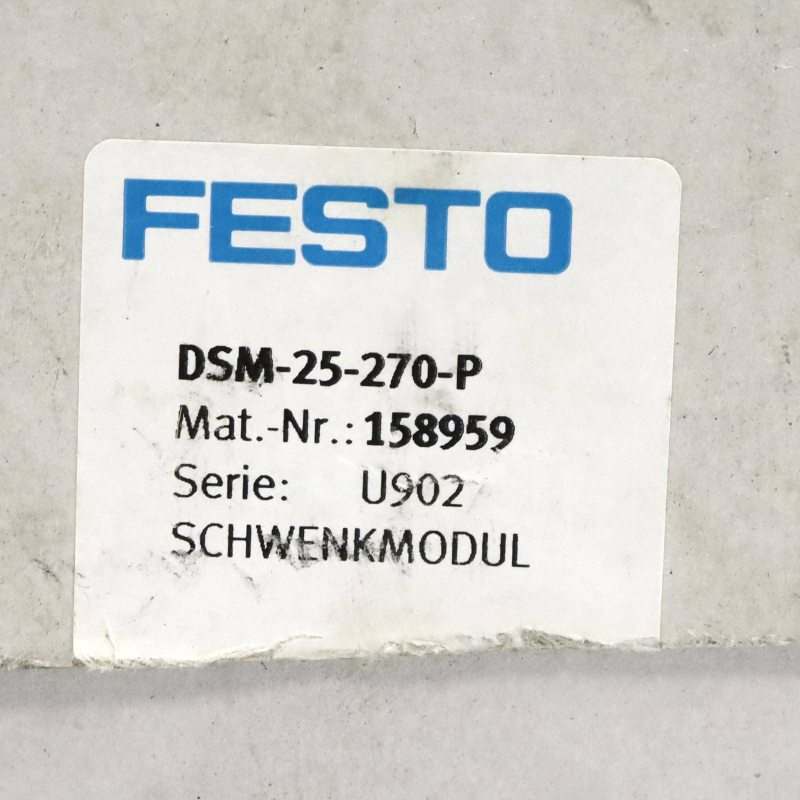 Festo Schwenkantrieb DSM-25-270-P 158959 OVP-4