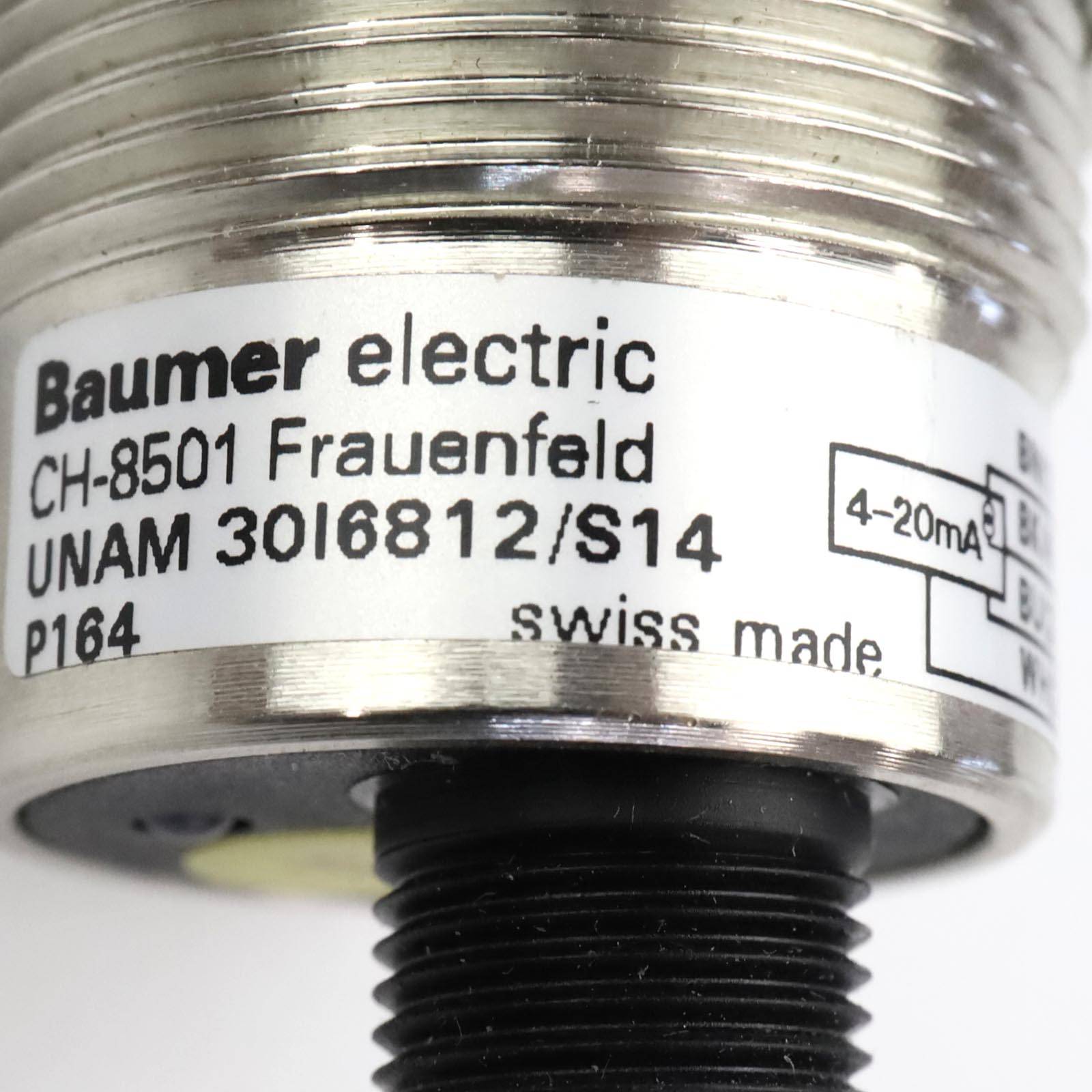 Baumer electric Ultraschall Sensor UNAM 30I6812/S14 OVP-1