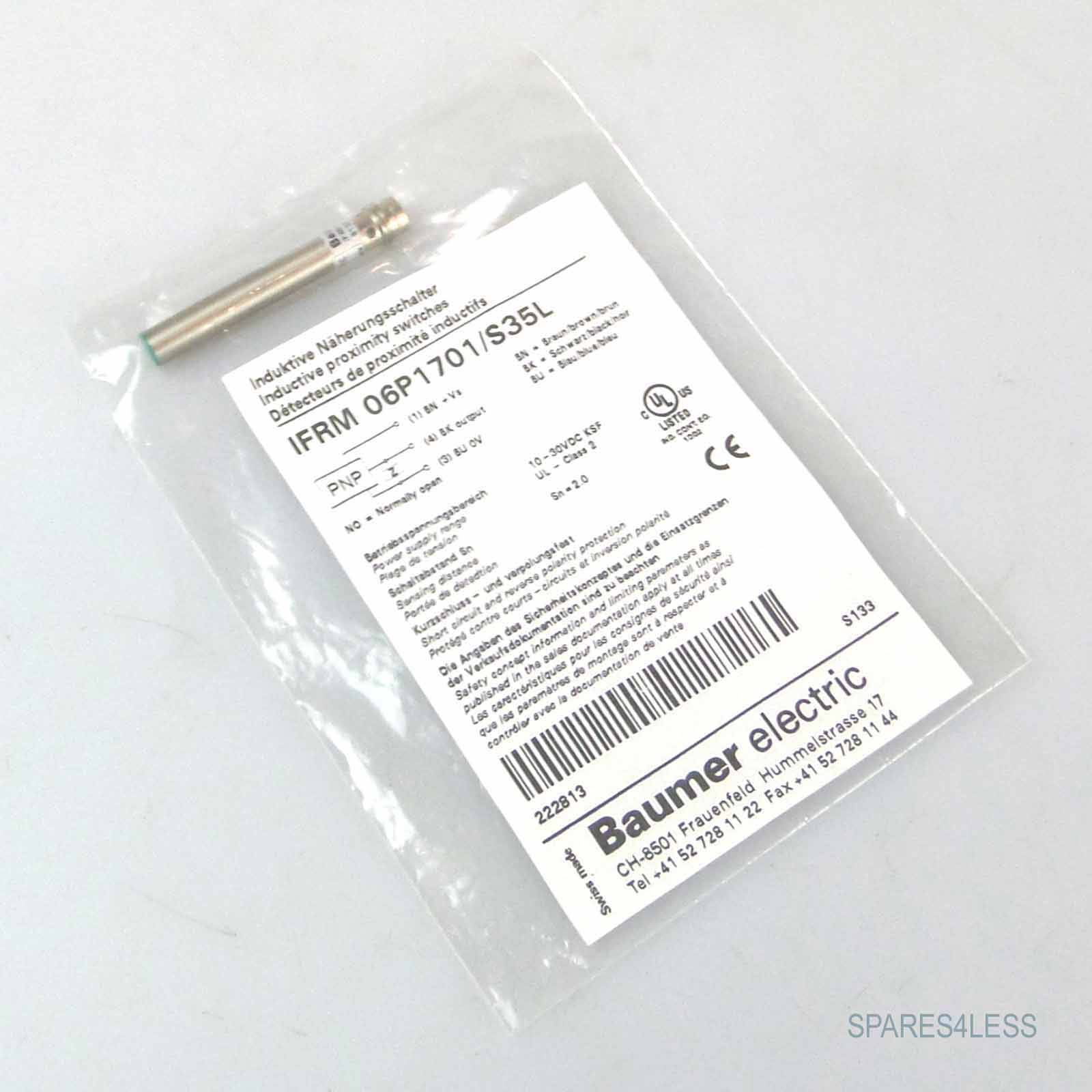 Baumer electric Induktiver Näherungsschalter IFRM 06P1701/S35L OVP-0