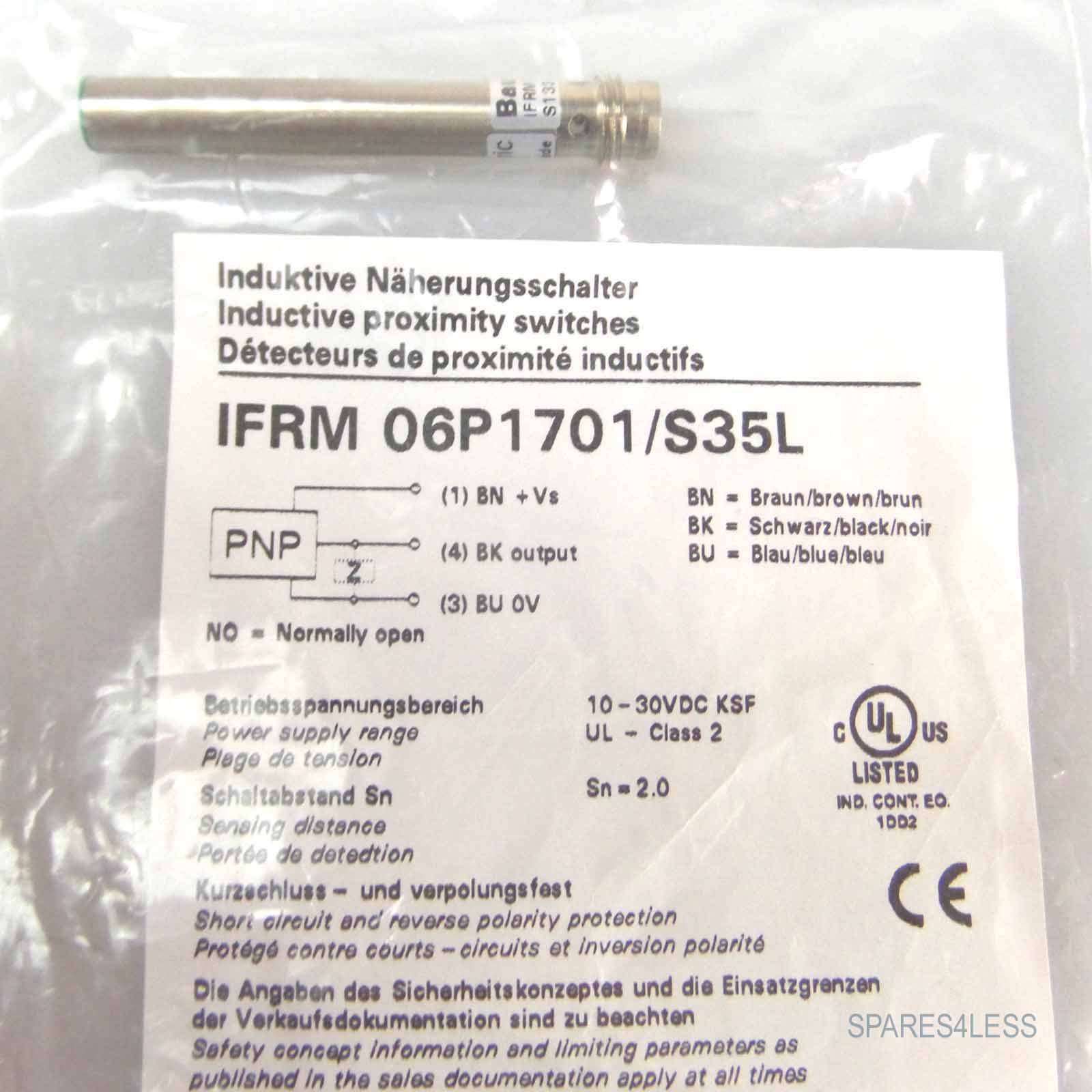Baumer electric Induktiver Näherungsschalter IFRM 06P1701/S35L OVP-1
