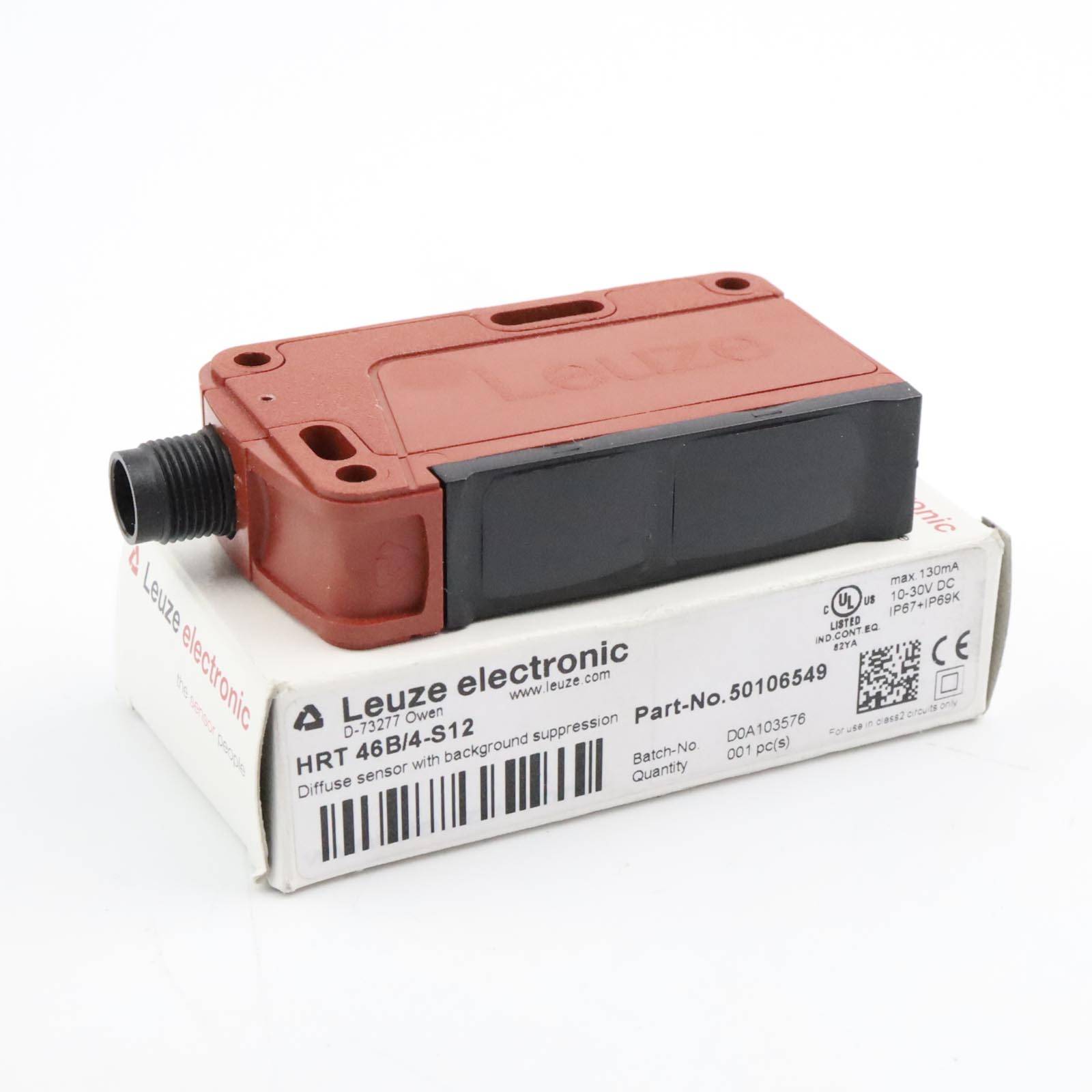 Leuze Reflexionslichttaster HRT 46B/4-S12 50106549 OVP-0