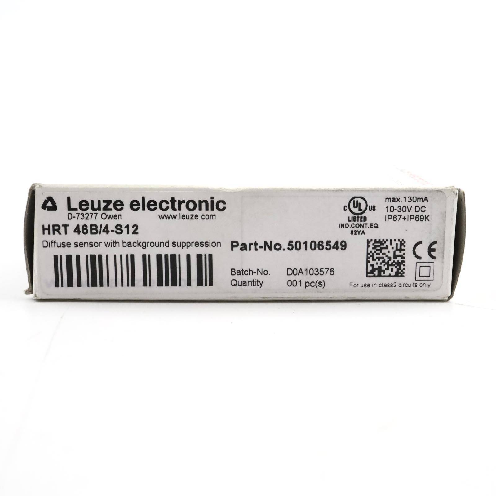 Leuze Reflexionslichttaster HRT 46B/4-S12 50106549 OVP-1