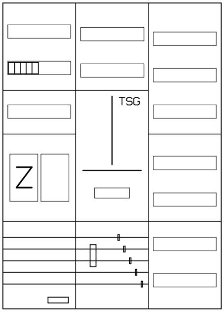 Alphatec Zählerverteilung HEART eHZ 1 x Zählerplatz-1