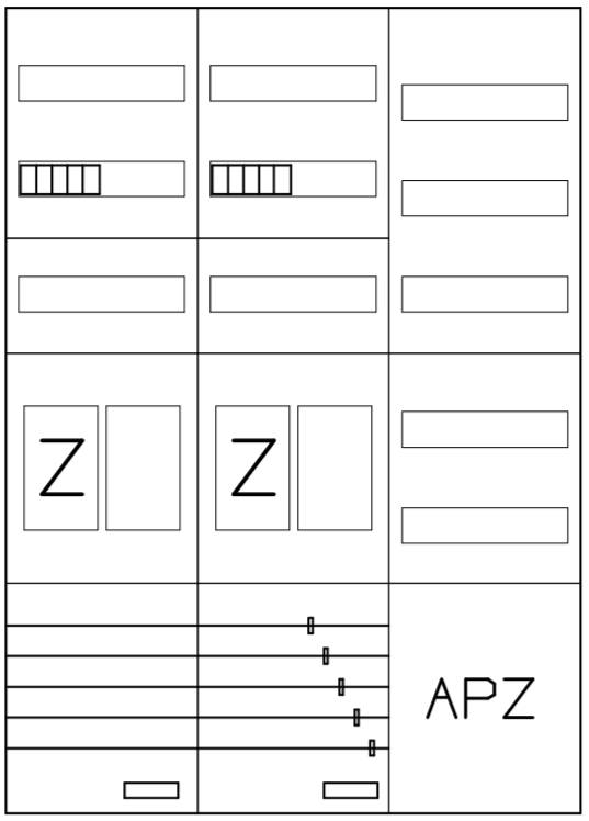 Alphatec Zählerverteilung HEART eHZ 2 x Zählerplatz-1