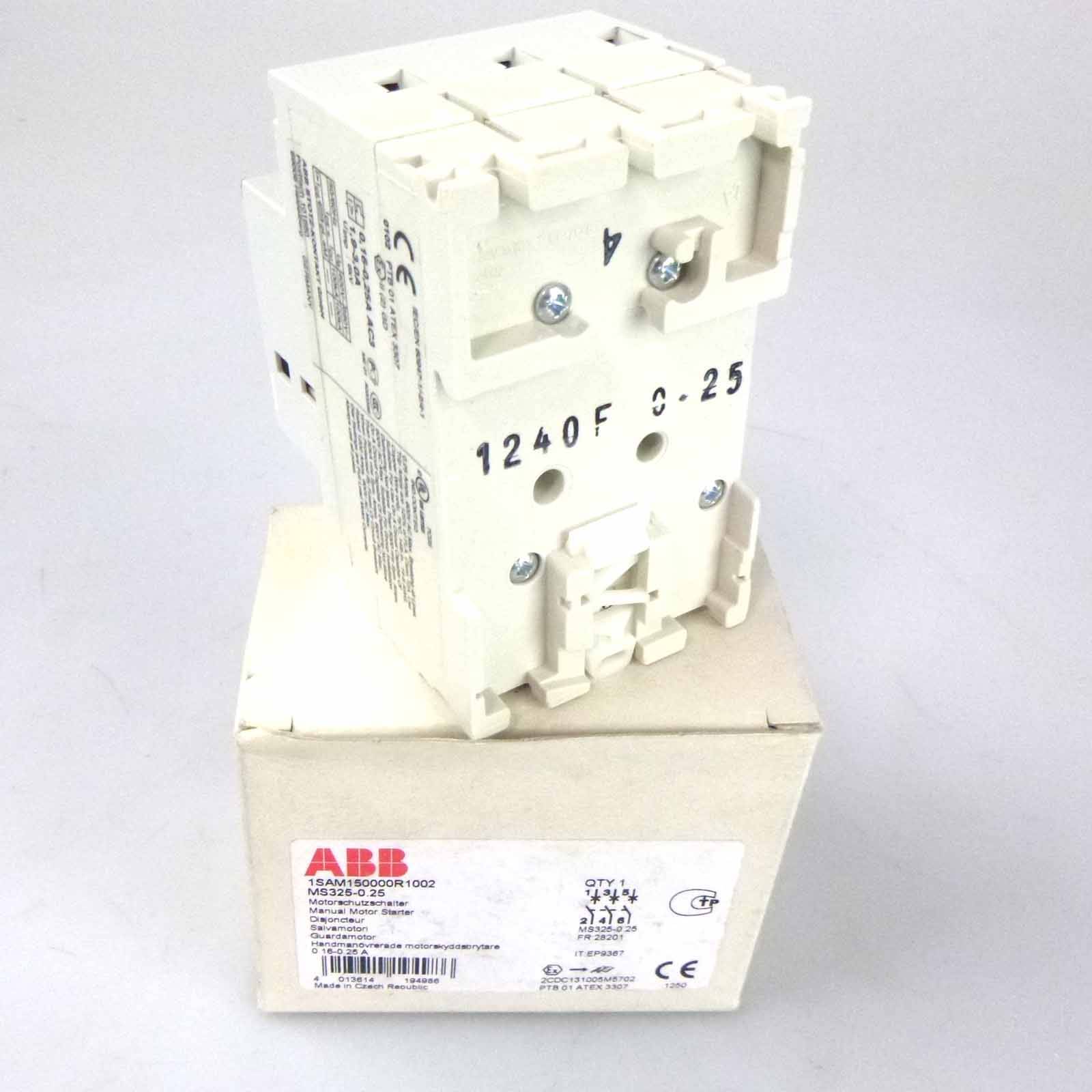 ABB 1SAM150000R1002 MS325-0.25 Schutzschalter 1 St.-2