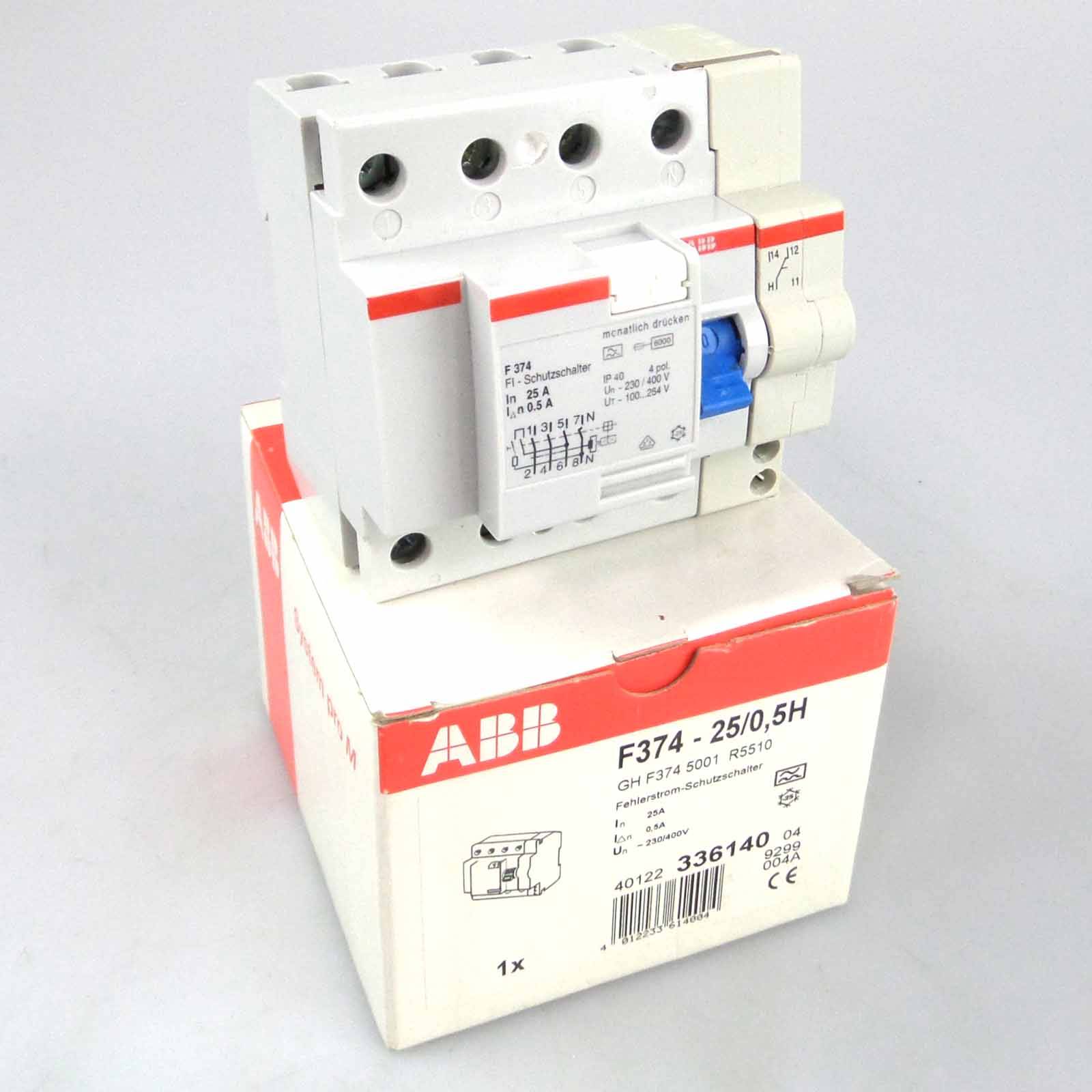 ABB FI Fehlerstrom-Schutzschalter F374-25/0,5H OVP-0