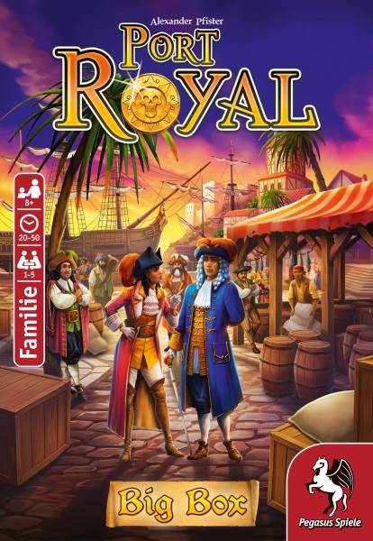 Pegasus Spiele Pegasus Port Royal Big Box, Brettspiel, Familie, 8 Jahr(e), 20 min, Familienspiel-3