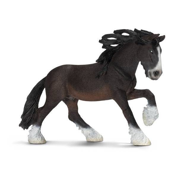 schleich FARM WORLD Shire Hengst, 3 Jahr(e), Mehrfarbig, Kunststoff