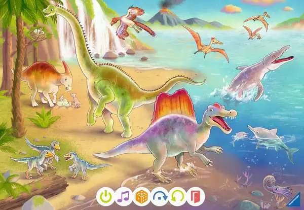RAVENSBURGER - tiptoi Puzzle für kleine Entdecker Dinosaurier-2