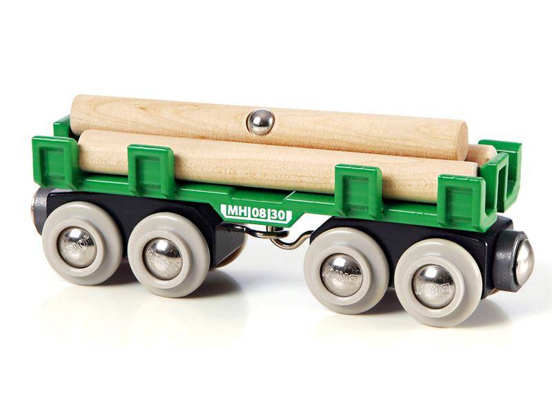 BRIO Langholzwagen, Model Railways Parts & Accessories, 0,3 Jahr(e), Mehrfarbig-0