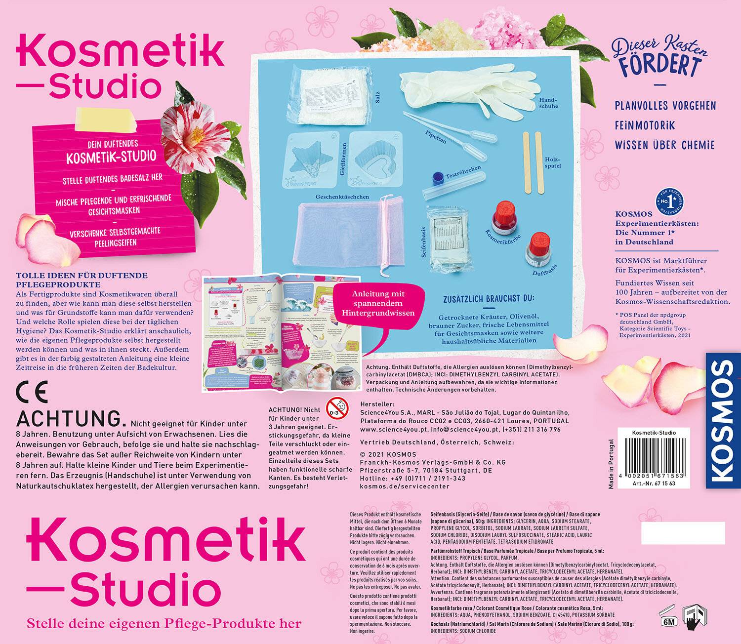 KOSMOS - Experimentierkasten Kosmetik-Studio-1