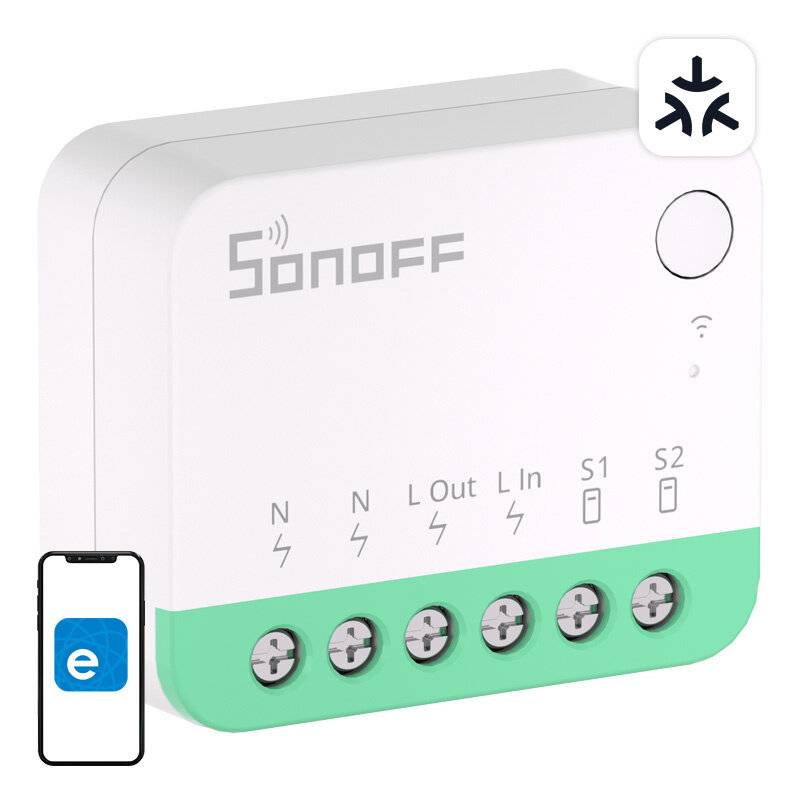 Sonoff - MINIR4M. - Sonoff MINIR4M Matter Smart WiFi Mini-Schalter (HomeKit, SmartThings, Home Assistant).-5
