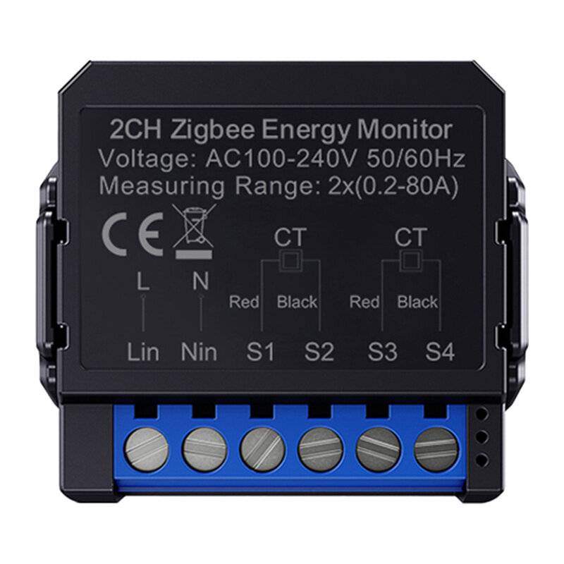 Avatto ZigBee intelligenter bidirektionaler Energiezähler ZWPM16-2-1