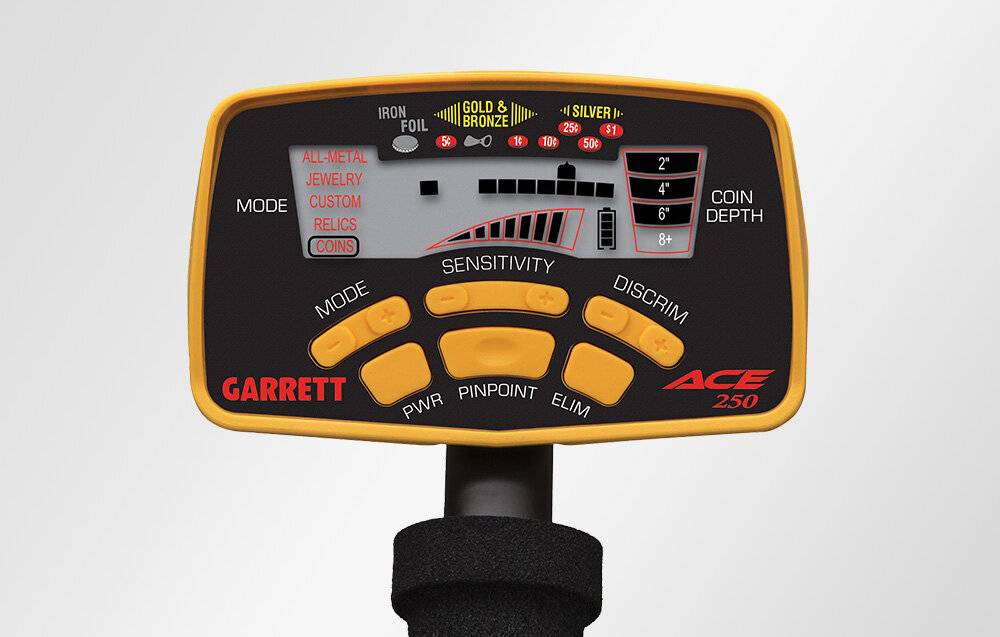 Garret ACE 250 Metalldetektor-4