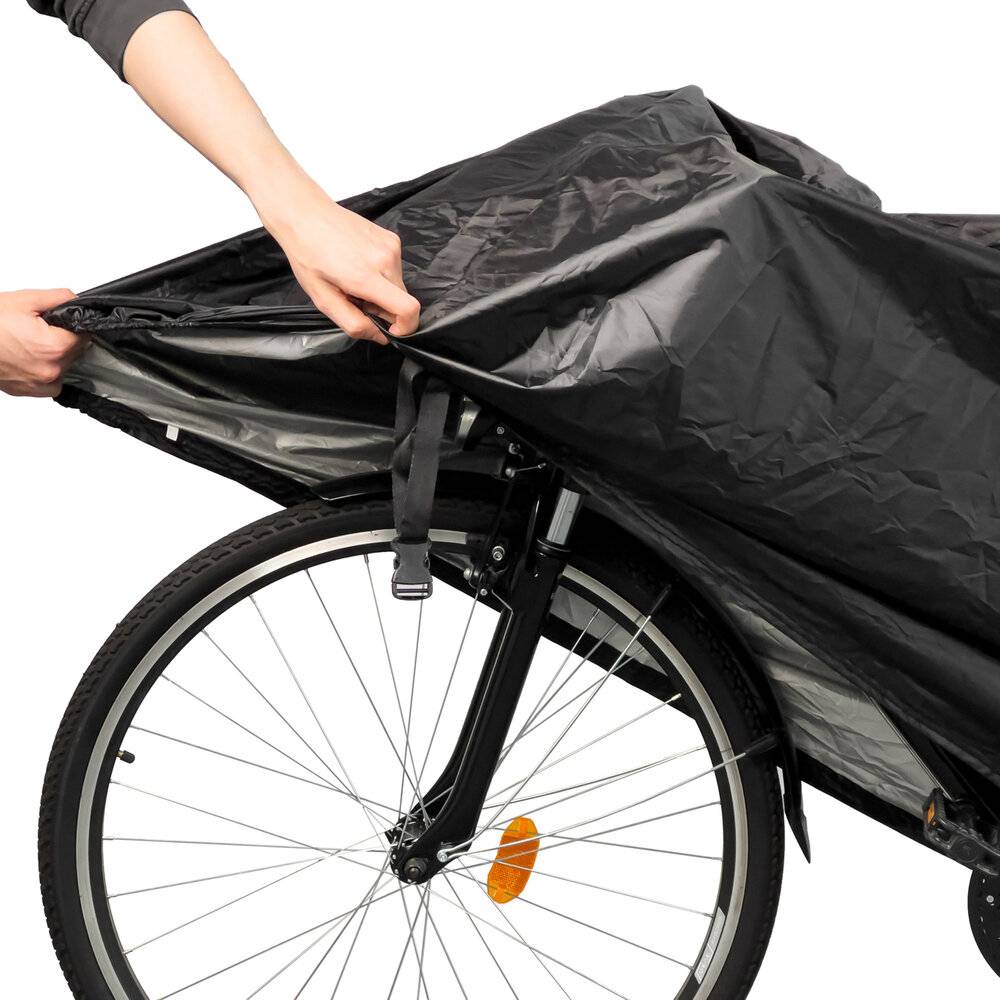 Wasserdichte Fahrradabdeckung Größe M - schwarz-1