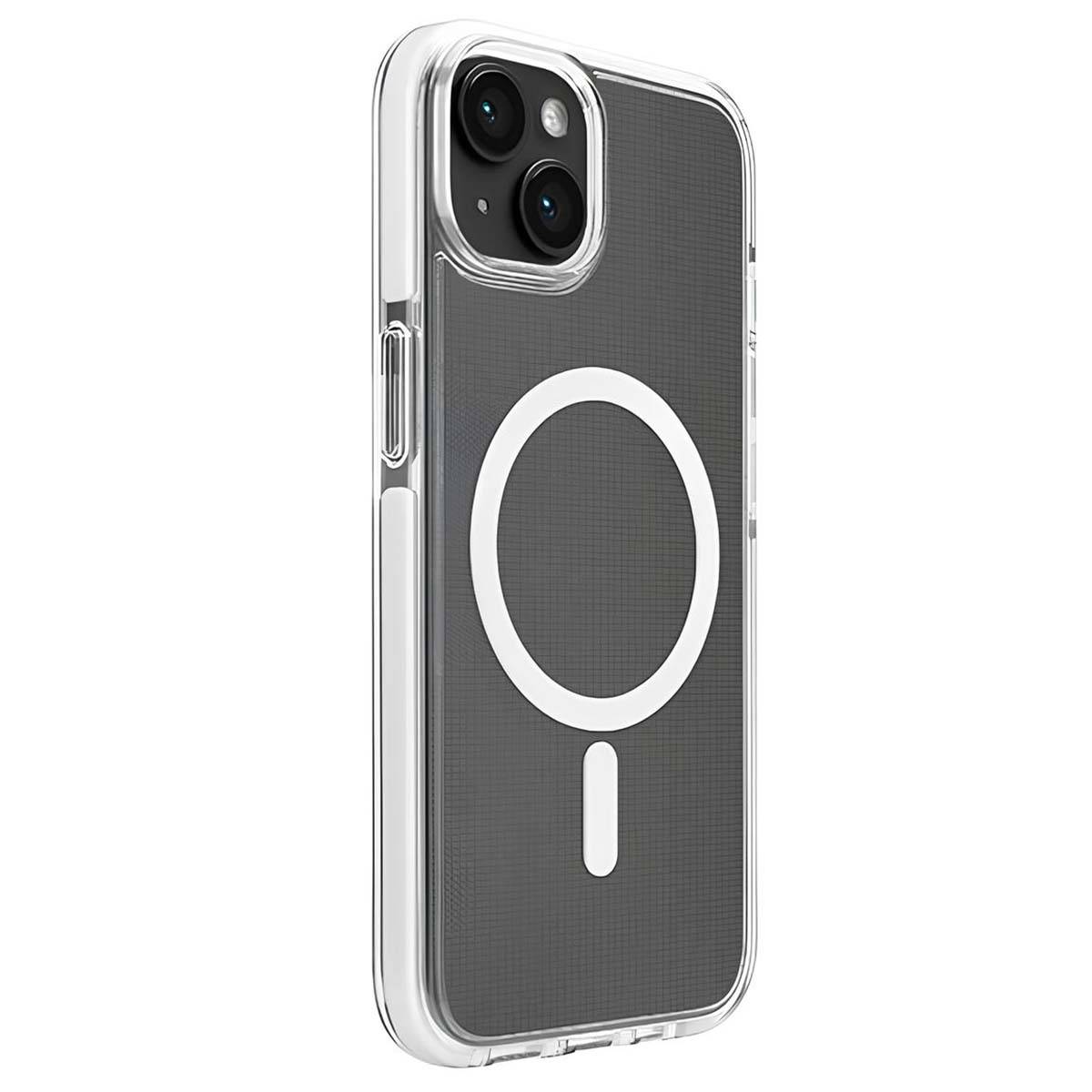 Puro Lite Mag Pro MagSafe Silikonhülle iPhone 15 – transparent-1