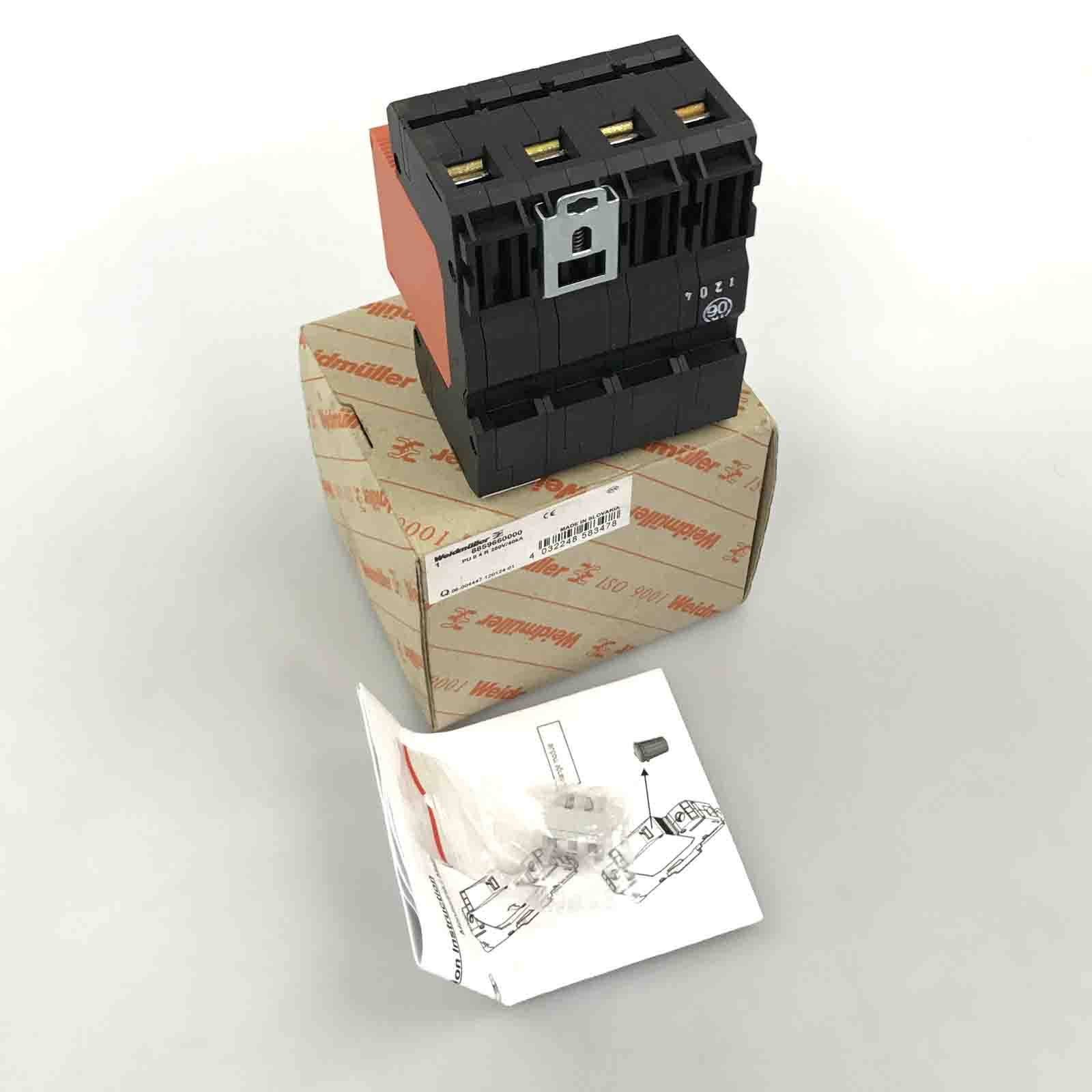 Weidmüller Überspannungsableiter PU II 4 R 280V/40KA 8859660000 OVP-4