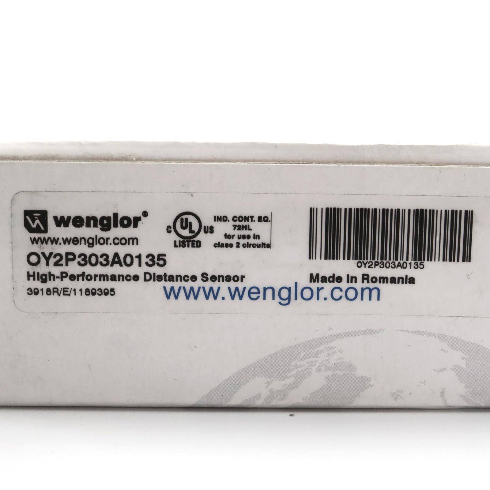 Wenglor OY2P303A0135 Laser Distance Sensor Time of Flight-3