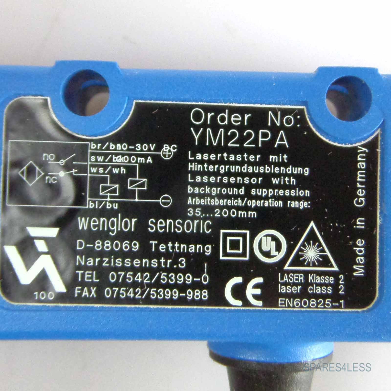 wenglor Lasertaster YM22PA OVP-2