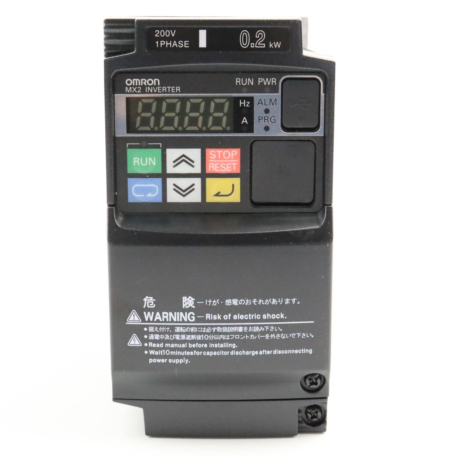 Omron Frequenzumrichter 3G3MX2-AB002-E 0,2kW OVP-3