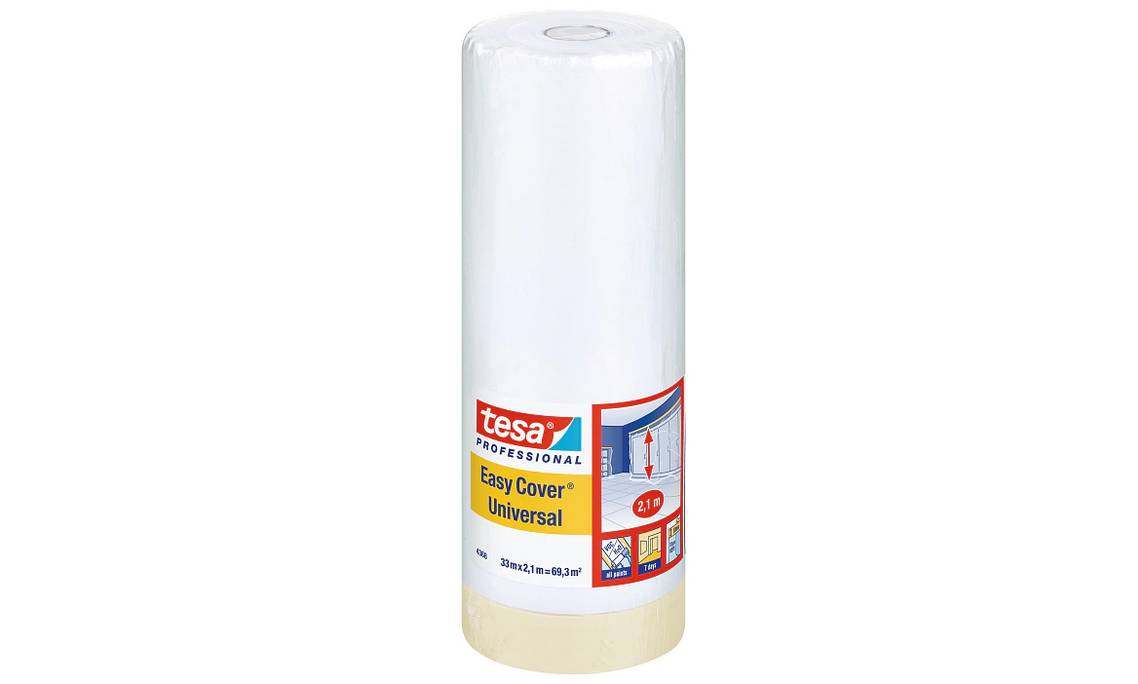 tesa Easy Cover 4368 Universal, 33m x 2100mm, hellbeige; Folie matt-0