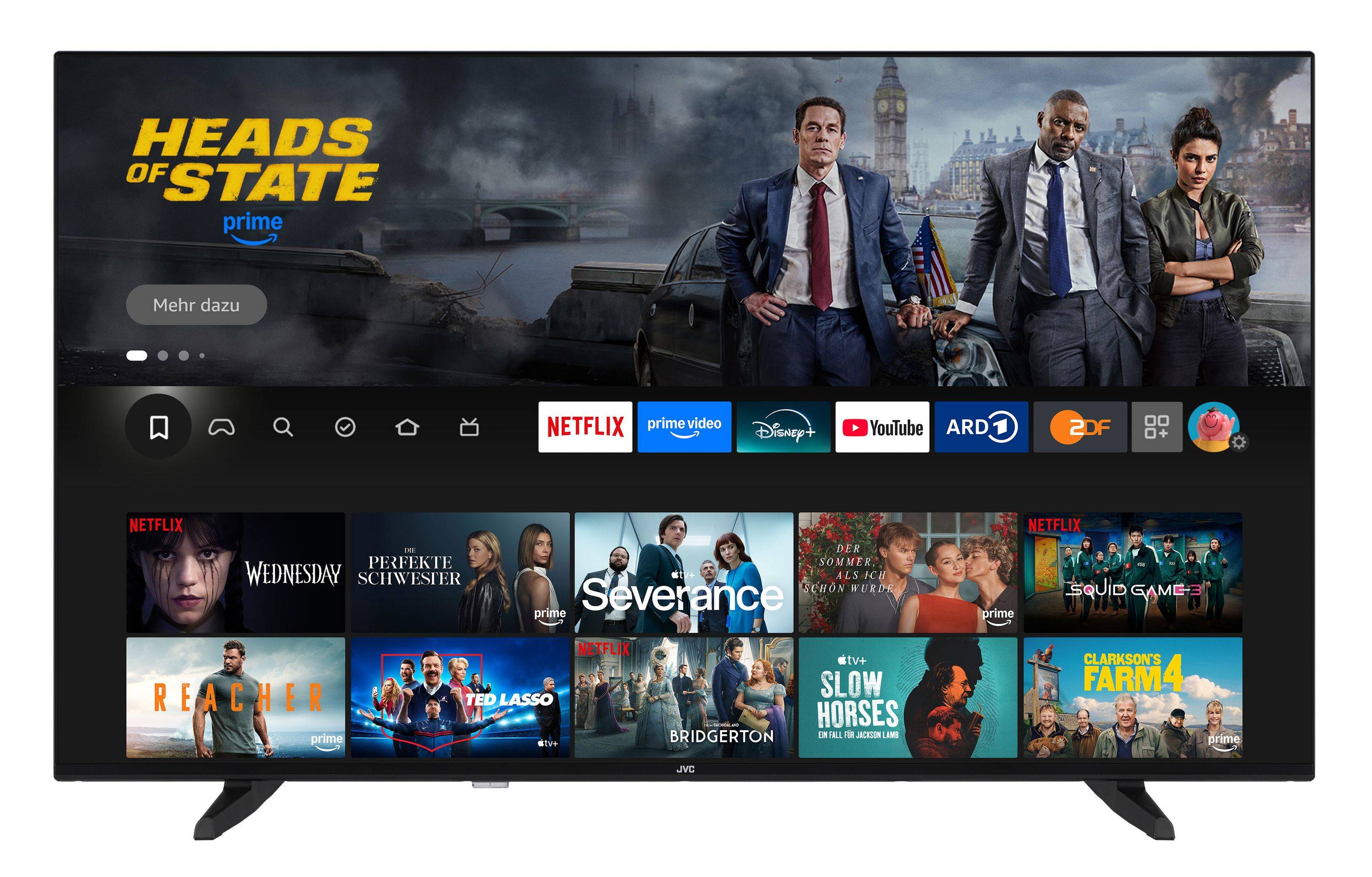 JVC LT-50VRQ3555 QLED Fernseher 50 Zoll Fire TV 4K UHD Smart TV HDR Dolby Vision Atmos, Alexa (2026)-2