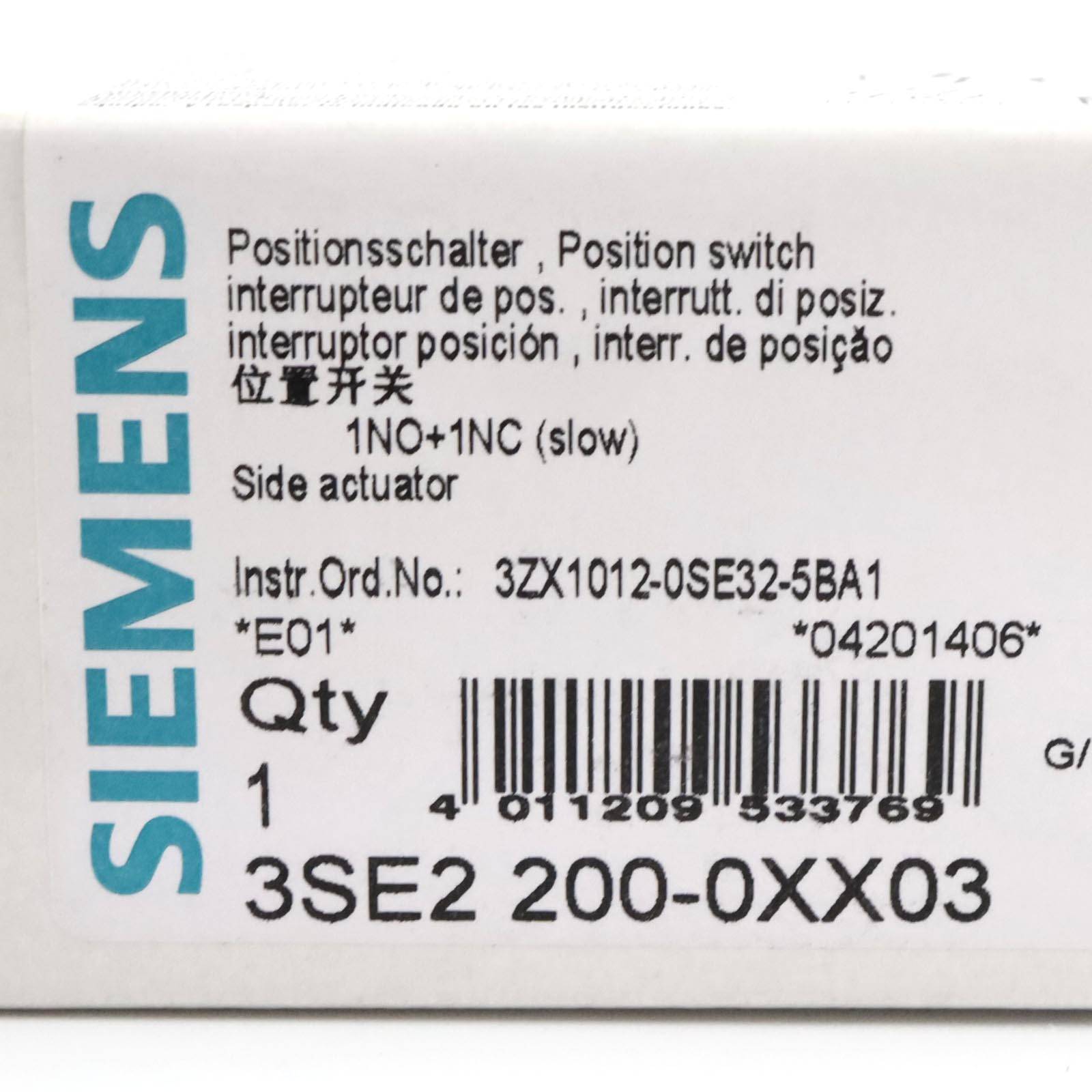 Siemens Positionsschalter 3SE2200-0XX03 OVP-3