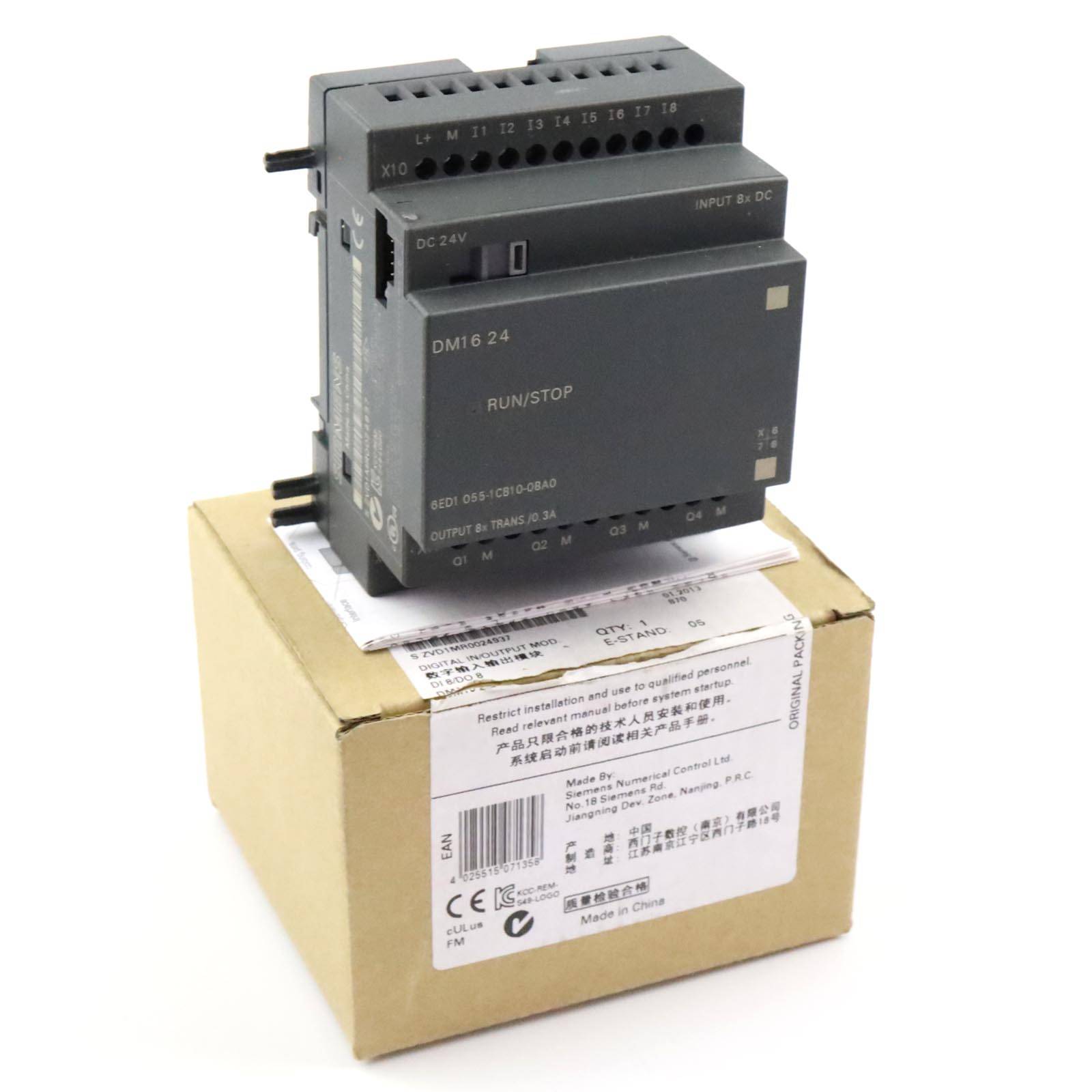 Siemens LOGO! Erweiterungsmodul 6ED1055-1CB10-0BA0 E-Stand:05 OVP-0