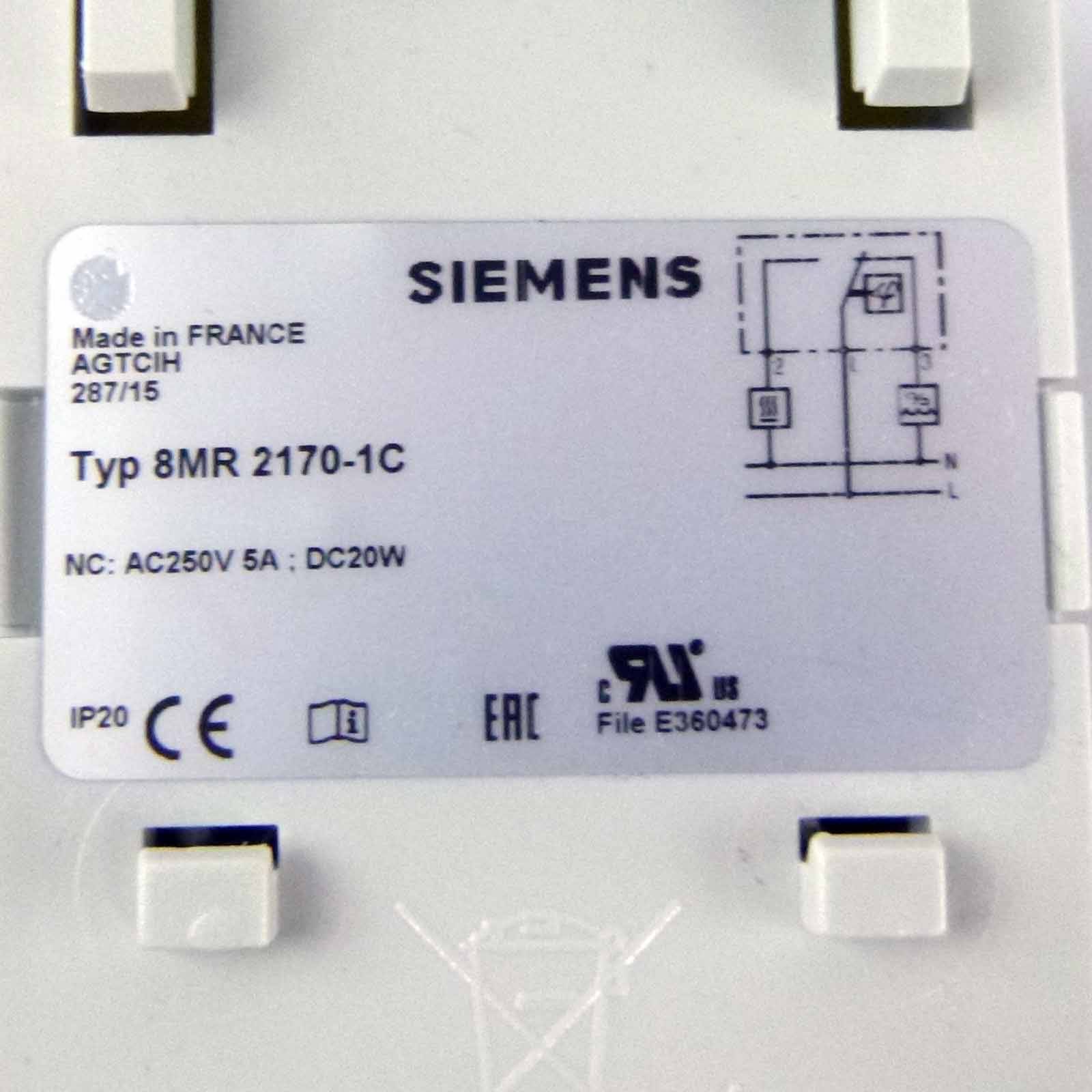 Siemens Hygrostat mechanisch 8MR2170-1C OVP-1