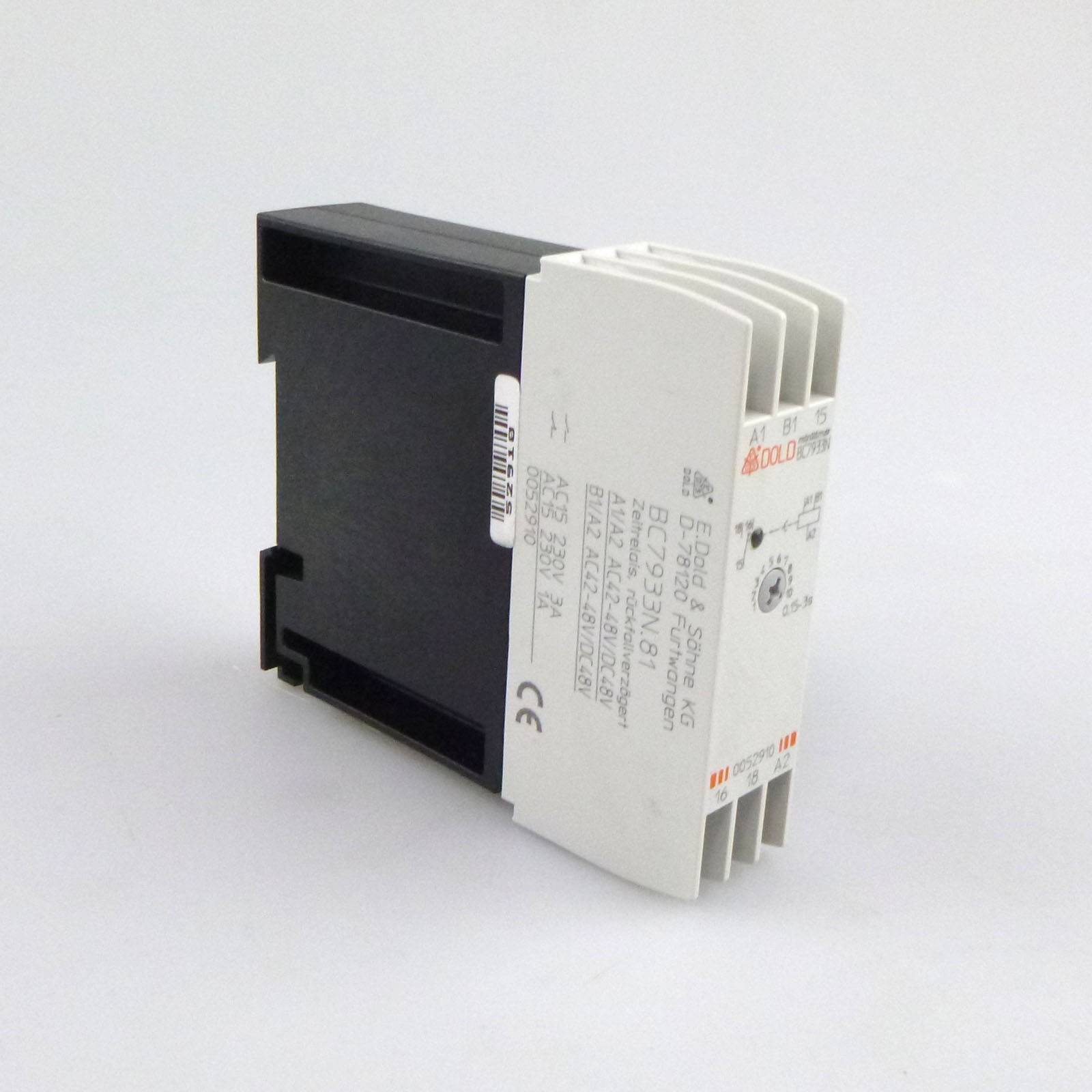 E.Dold & Söhne KG Zeitrelais BC7933N.81 0052910 AC42-48V/DC48V OVP-2