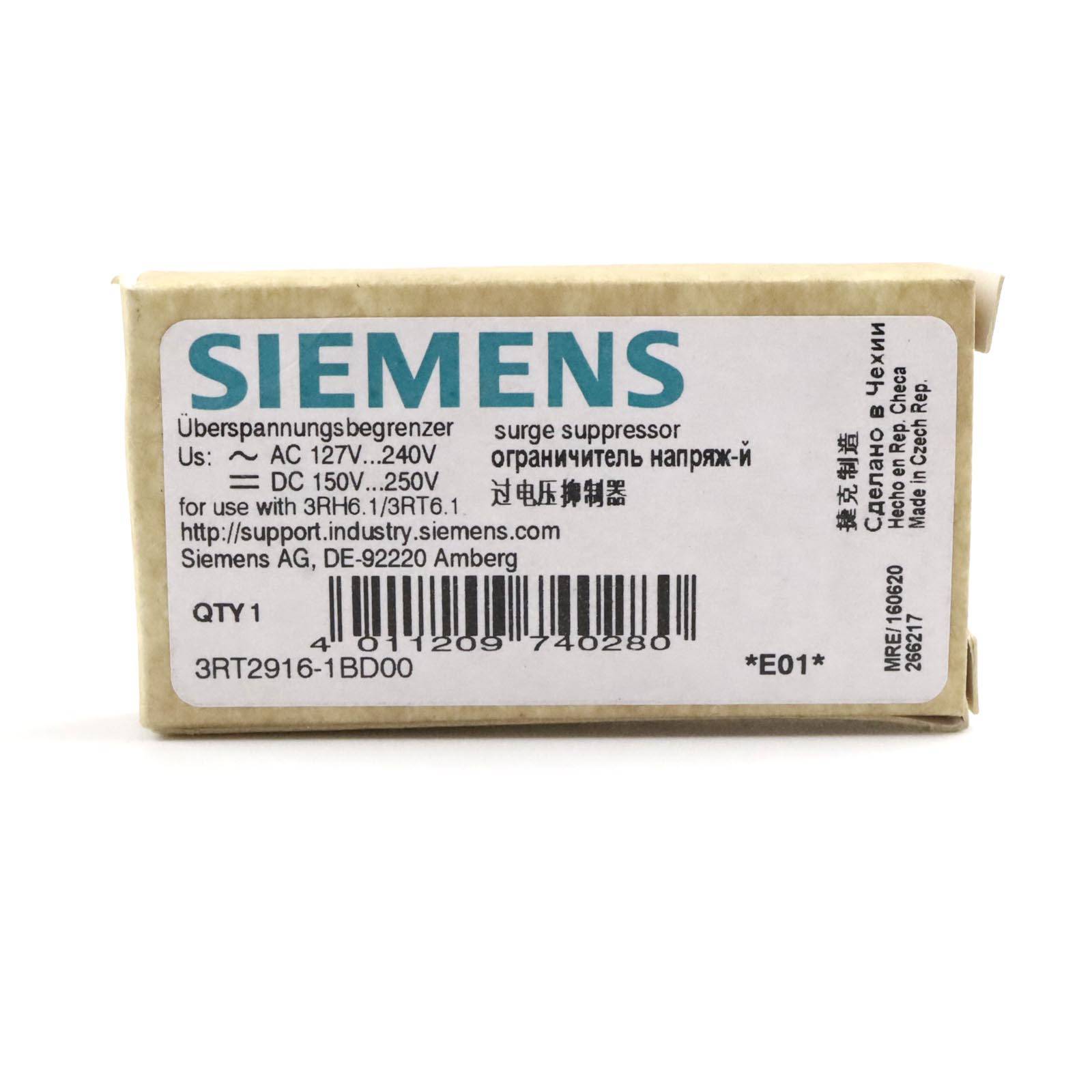 Überspannungsschutz 3RT29161BD00 mit Varistor 1 St. Siemens 3RT2916-1BD00-2